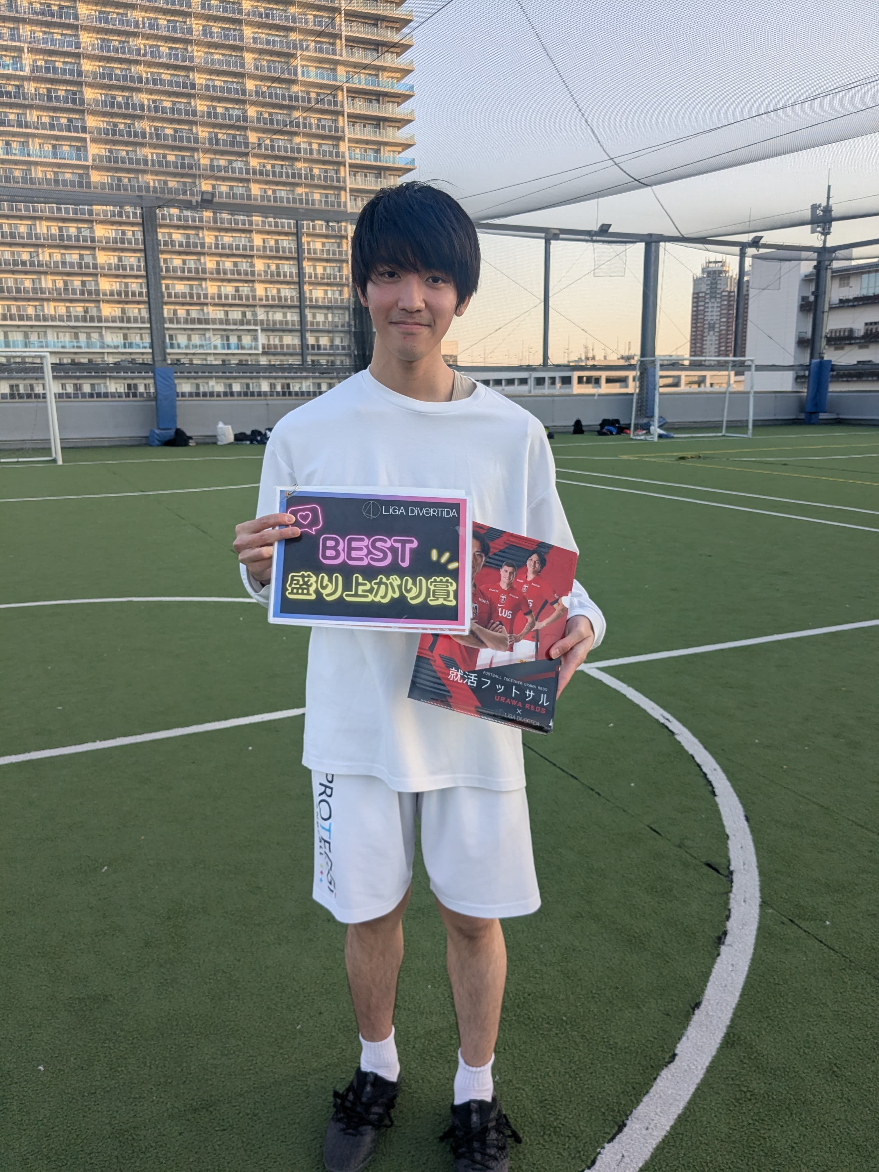 2026年2月22日 有明 BUDDYスポーツアリーナ 屋上人工芝コート フットサル 大会風景