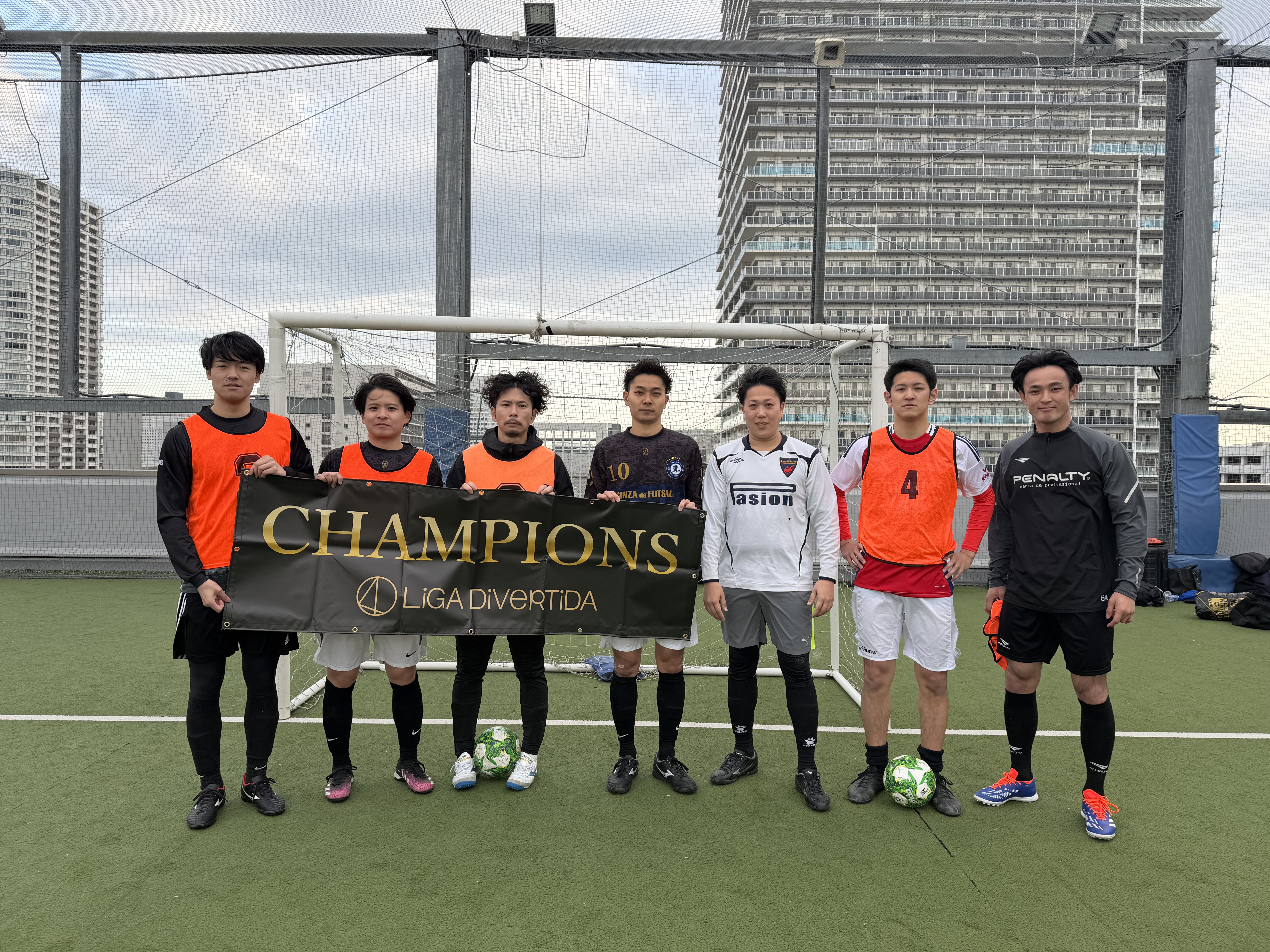 2026年3月7日 有明 BUDDYスポーツアリーナ 屋上人工芝コート フットサル 大会風景