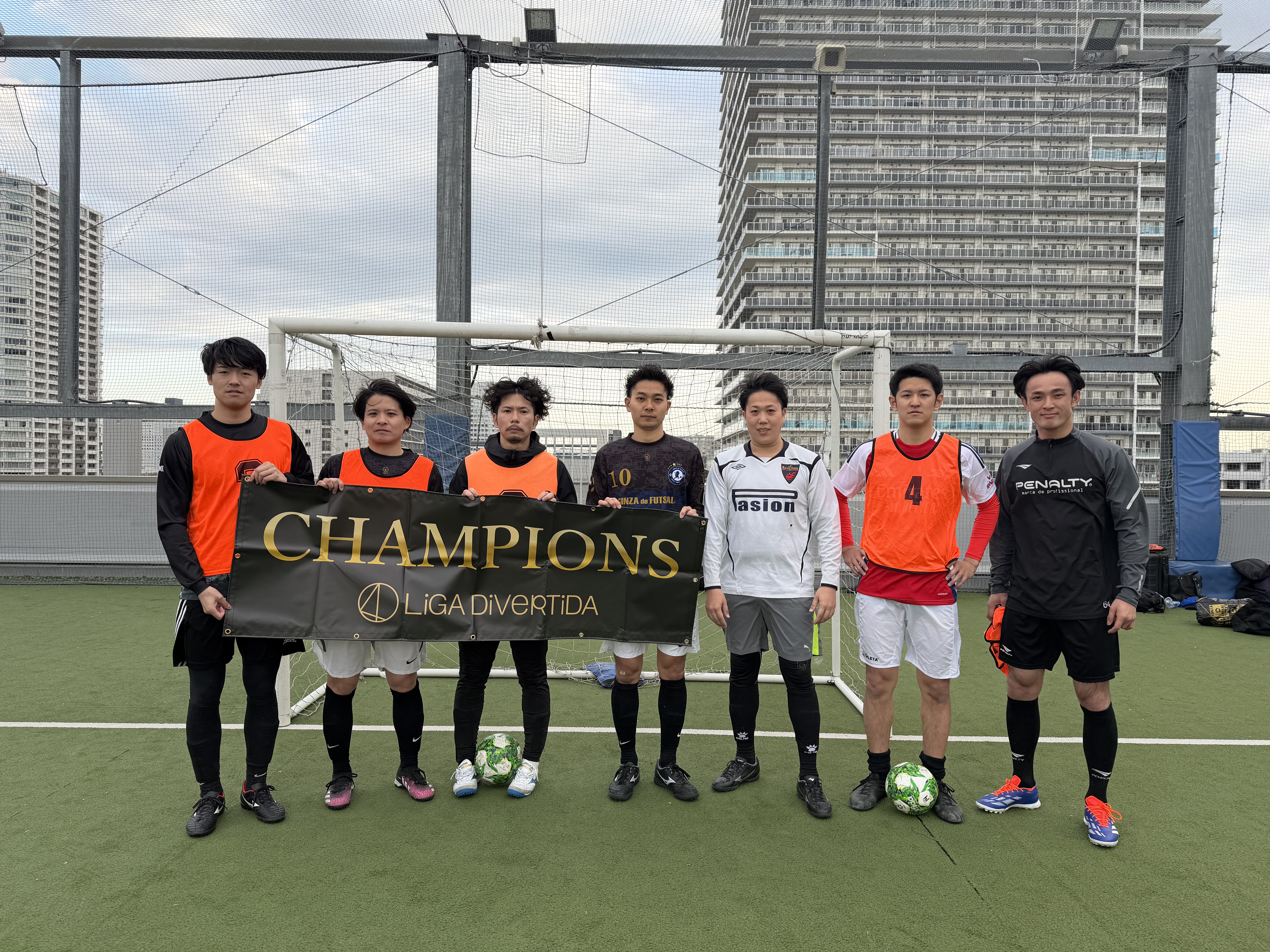 2026年3月7日 有明 BUDDYスポーツアリーナ 屋上人工芝コート フットサル 表彰