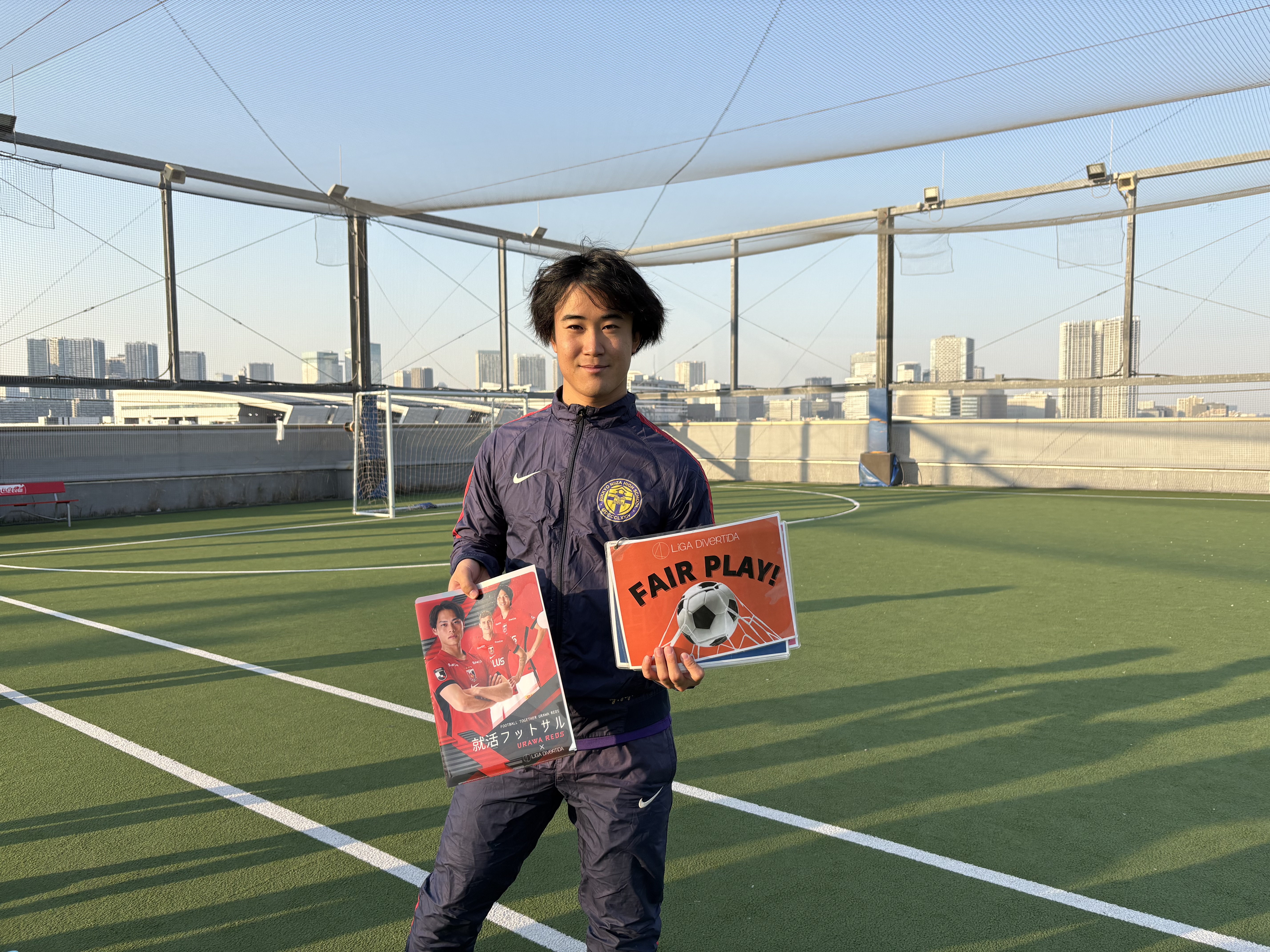2026年3月21日 有明 BUDDYスポーツアリーナ 屋上人工芝コート フットサル 大会風景