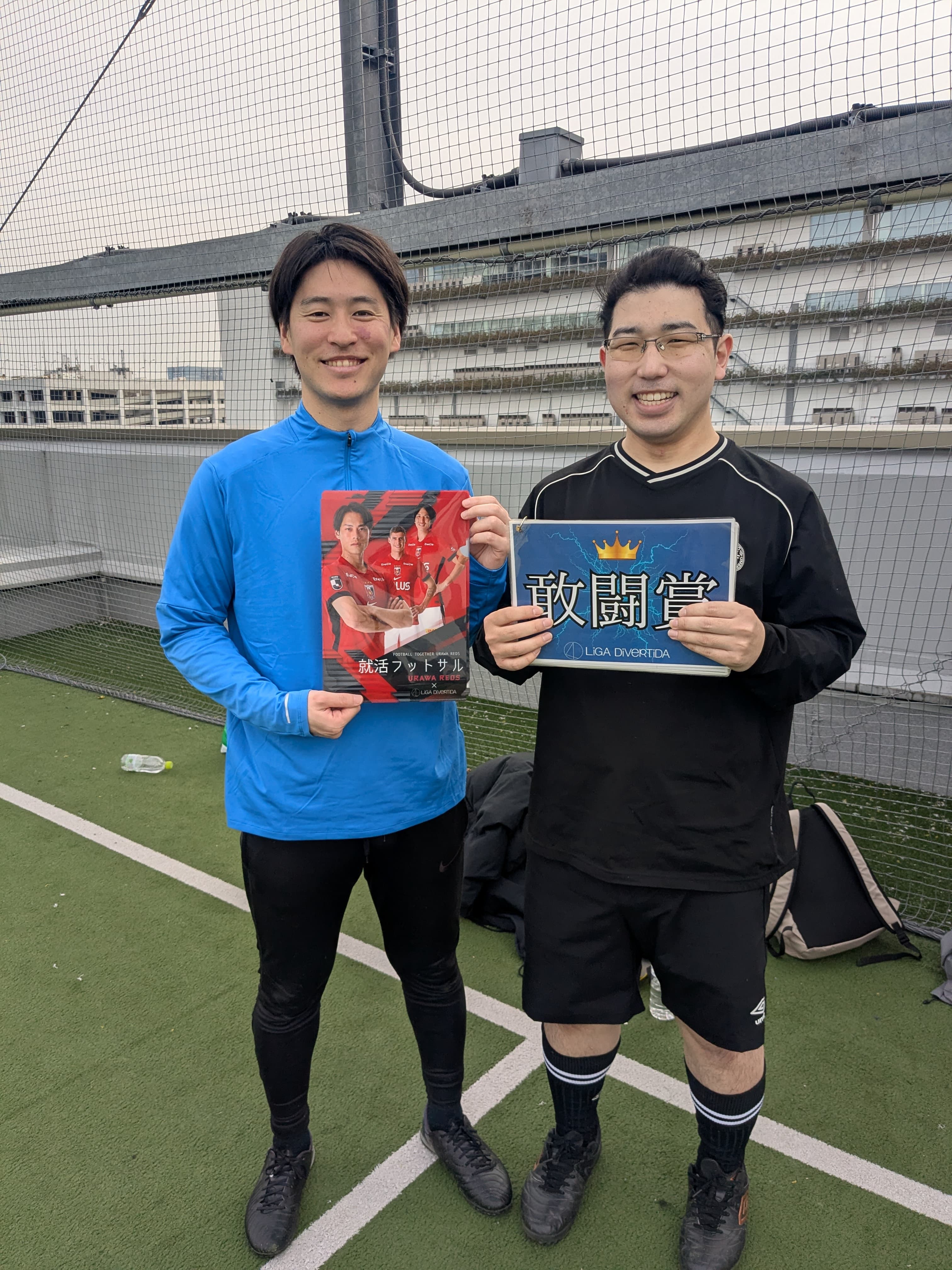 2026年3月22日 有明 BUDDYスポーツアリーナ 屋上人工芝コート フットサル 大会風景