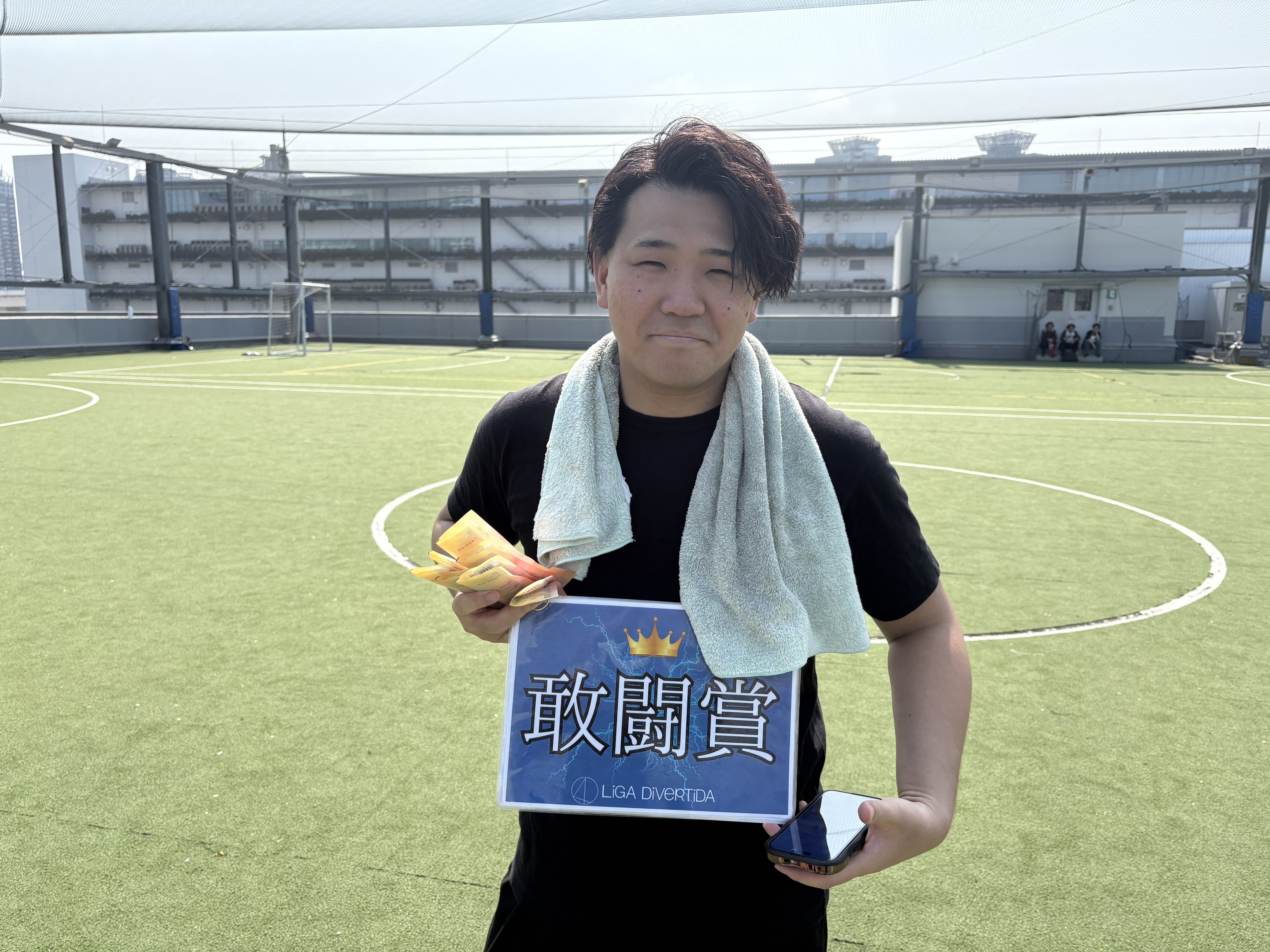 2026年3月29日 有明 BUDDYスポーツアリーナ 屋上人工芝コート フットサル 大会風景