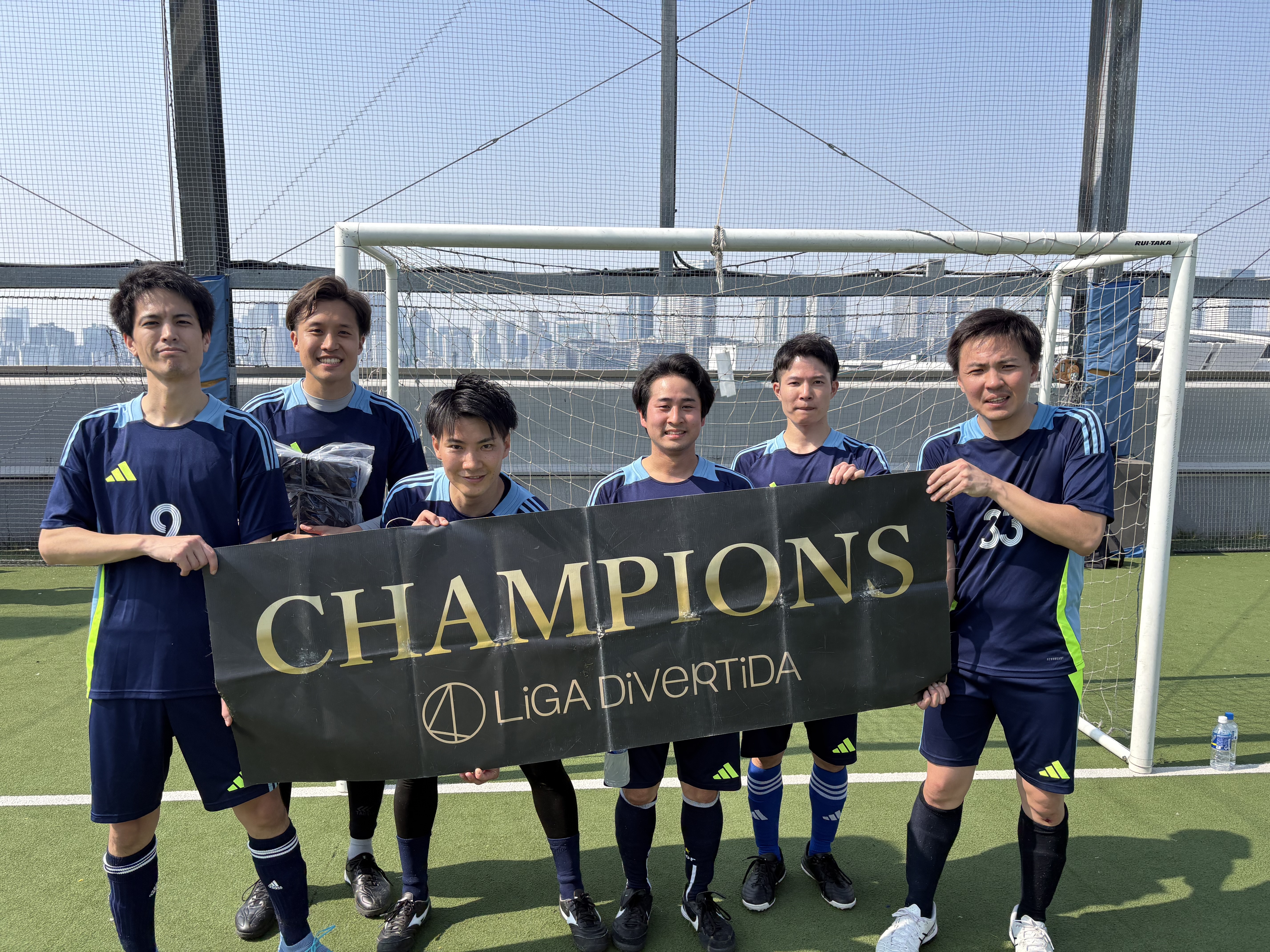 2026年3月29日 有明 BUDDYスポーツアリーナ 屋上人工芝コート フットサル 表彰