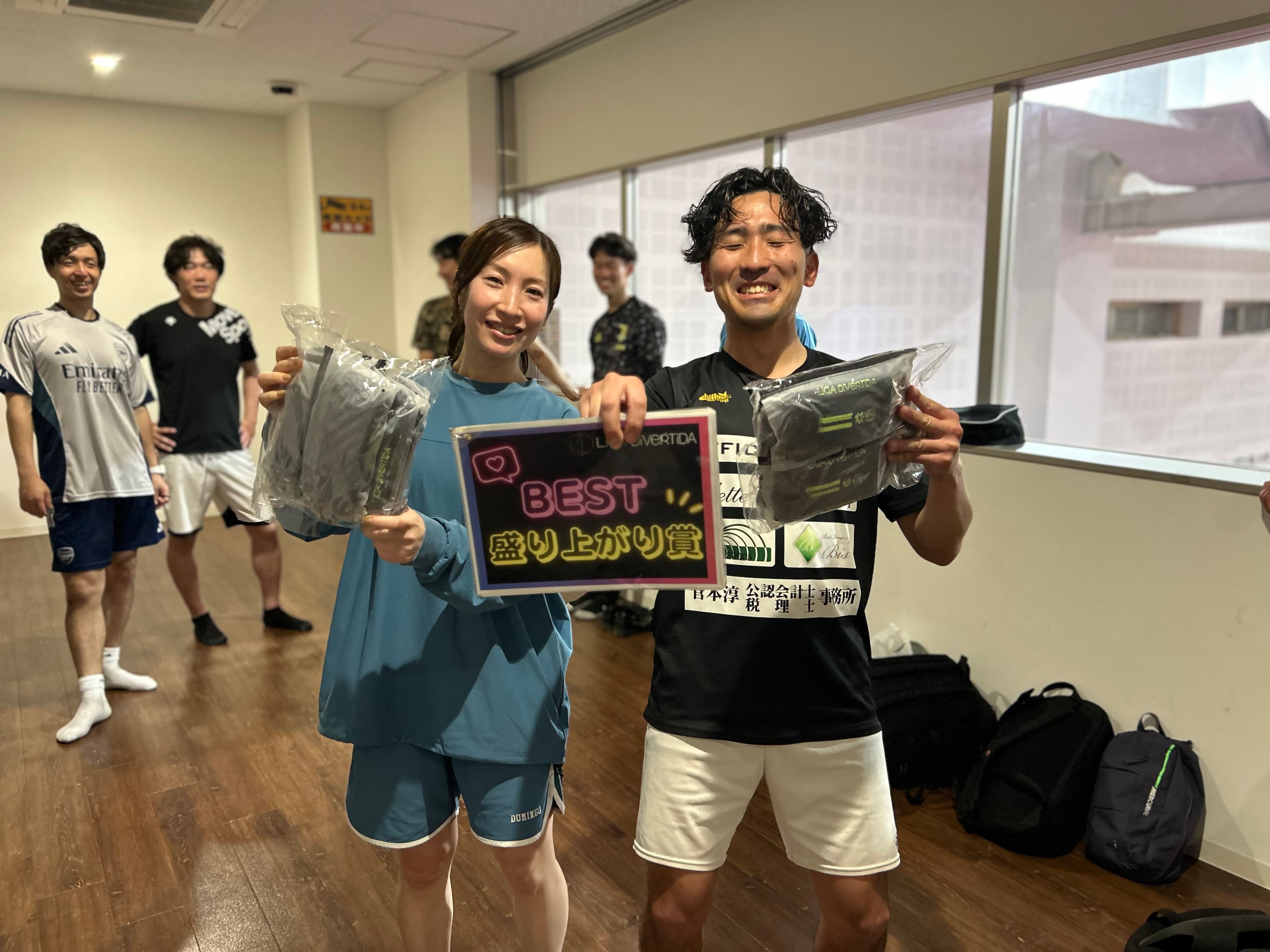 2026年4月18日 有明 BUDDYスポーツアリーナ 屋上人工芝コート フットサル 大会風景