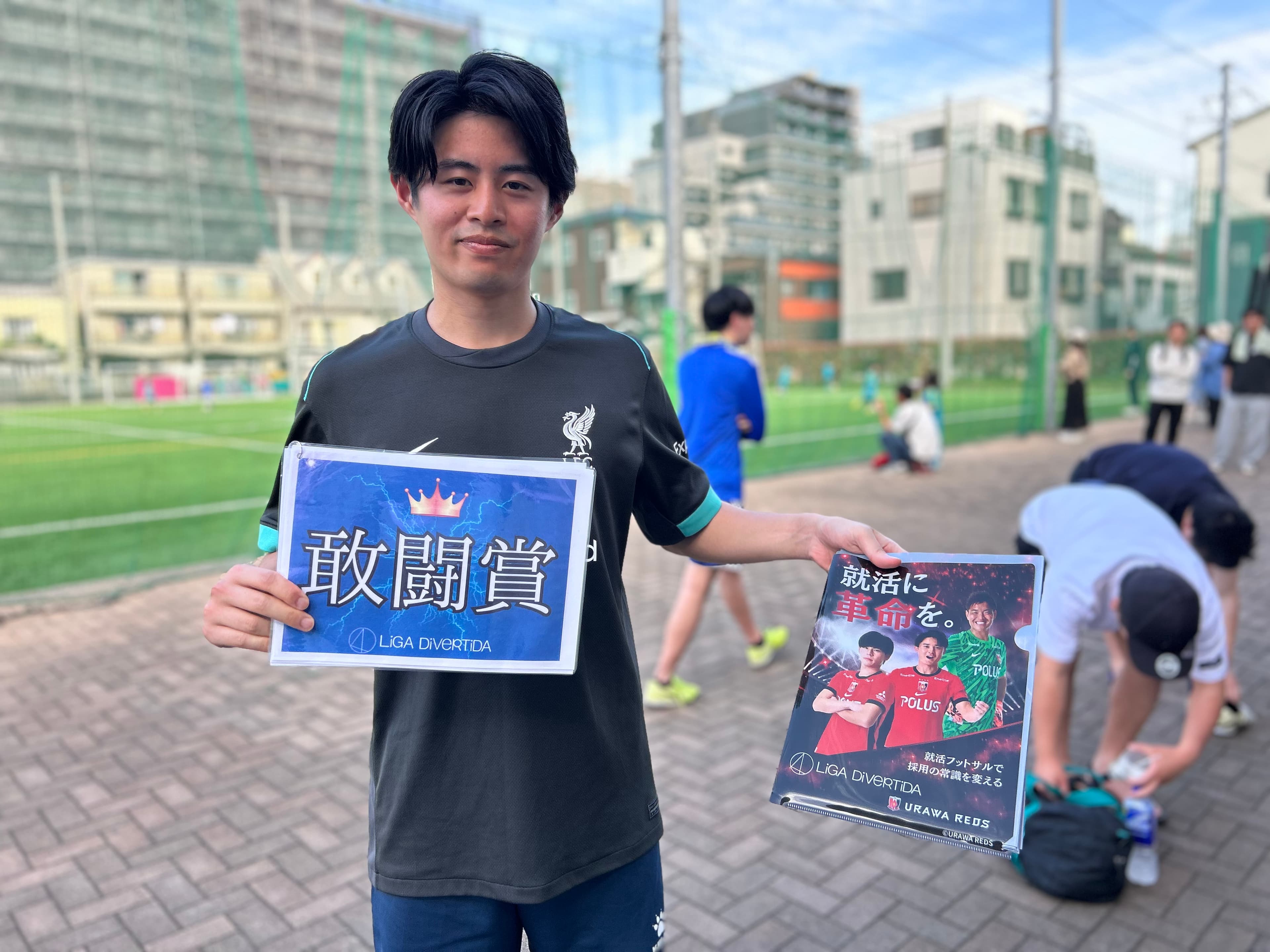 2026年4月19日 豊洲 枝川グラウンド ソサイチ(7人制) 大会風景
