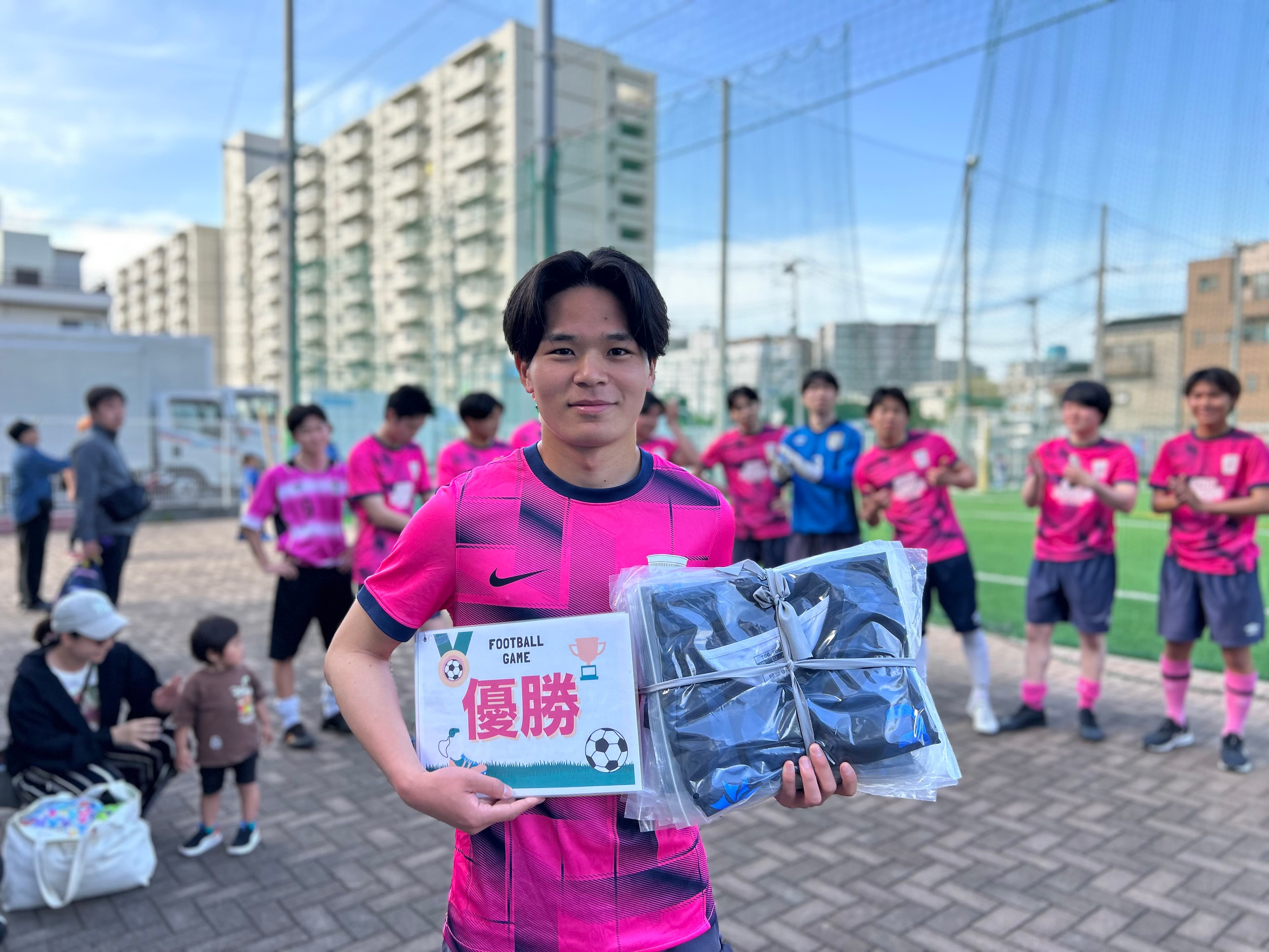 2026年4月19日 豊洲 枝川グラウンド ソサイチ(7人制) 大会風景
