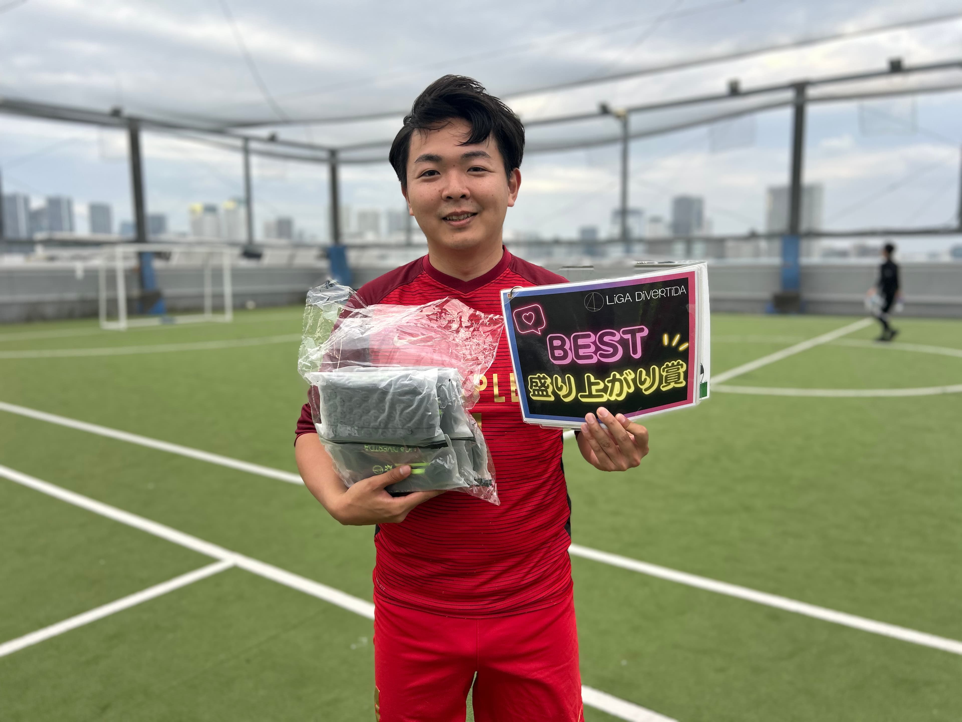 2026年5月3日 有明 BUDDYスポーツアリーナ 屋上人工芝コート フットサル 大会風景