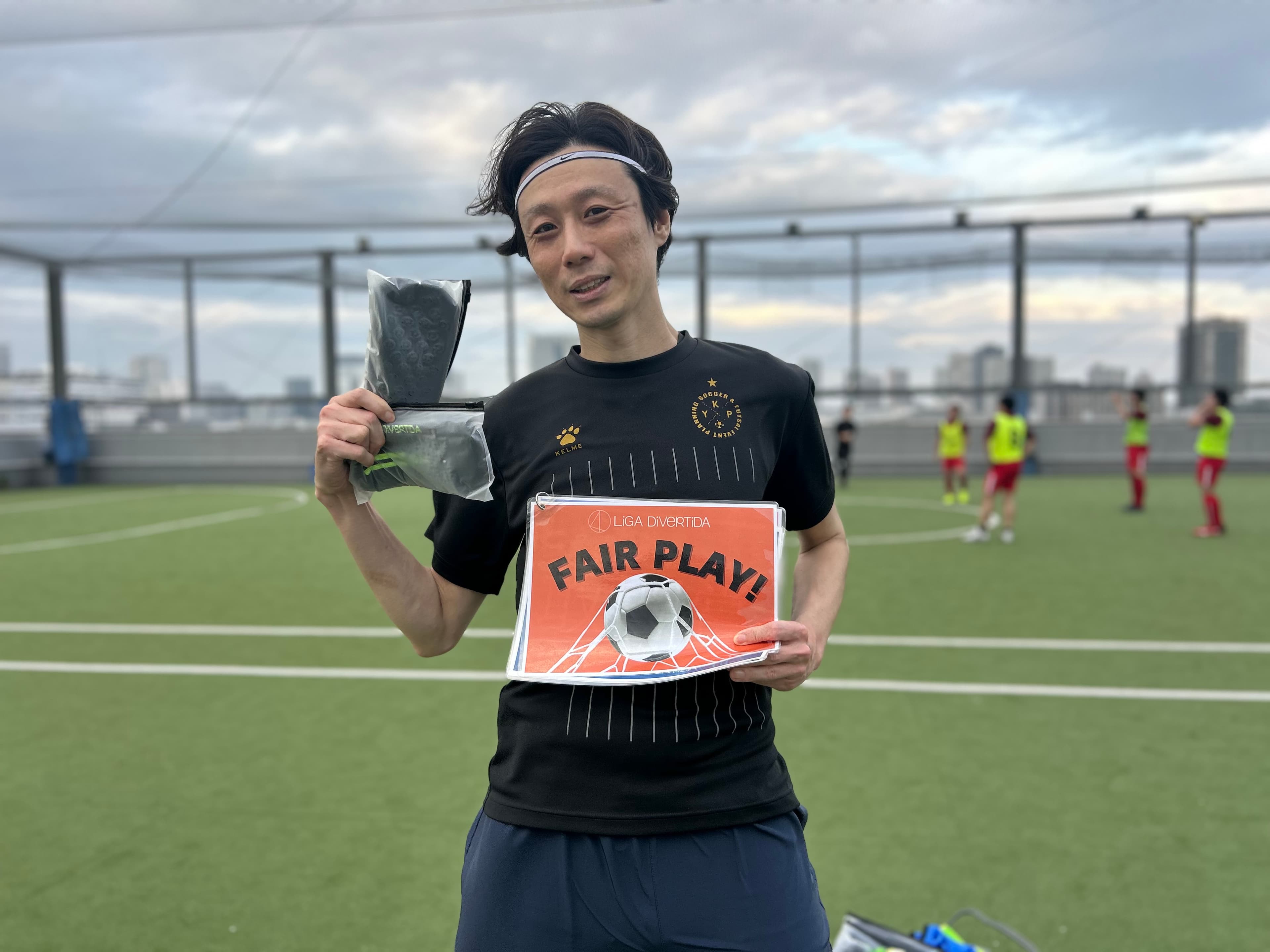 2026年5月3日 有明 BUDDYスポーツアリーナ 屋上人工芝コート フットサル 大会風景