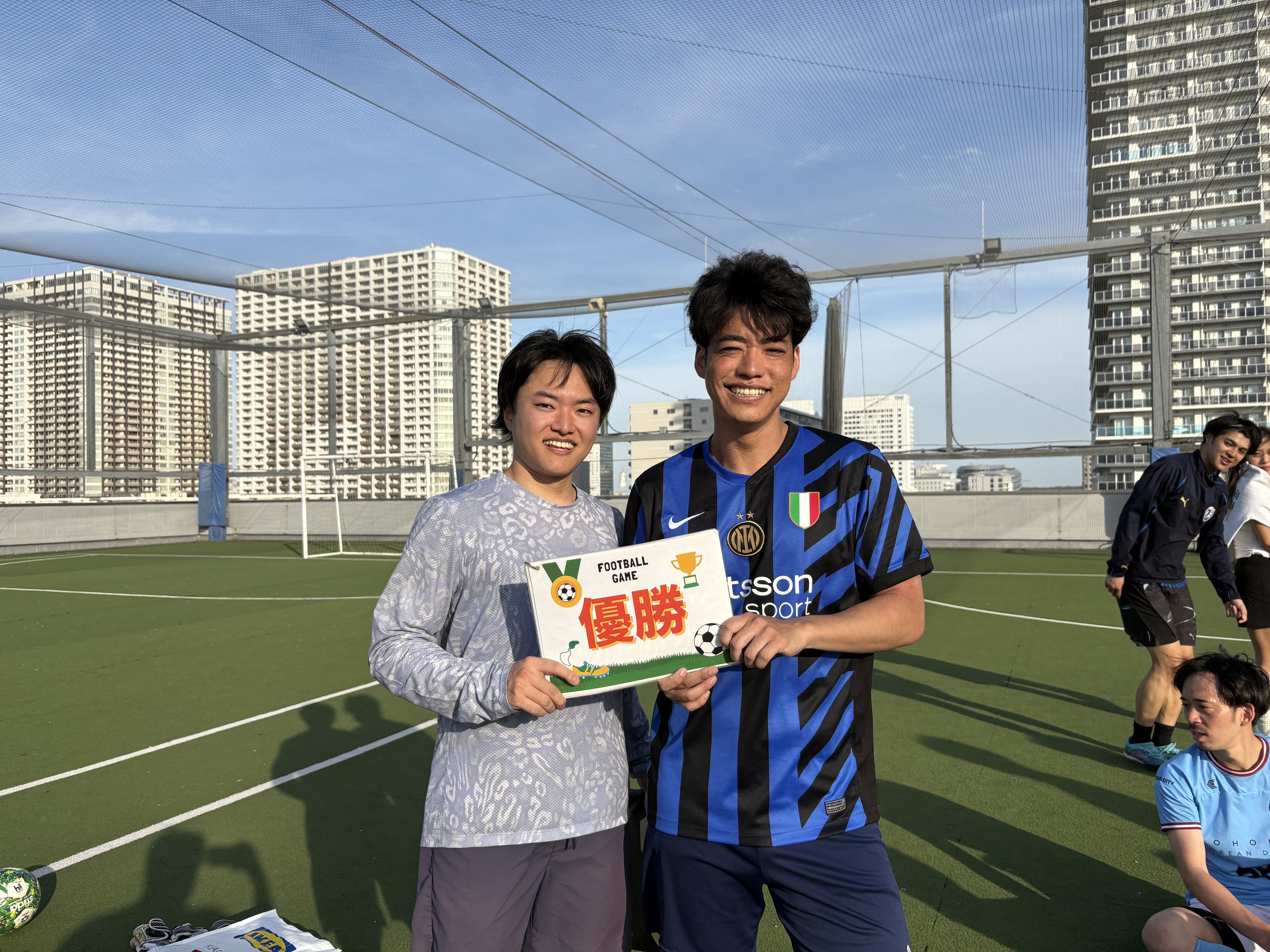 2026年5月9日 有明 BUDDYスポーツアリーナ 屋上人工芝コート フットサル 大会風景