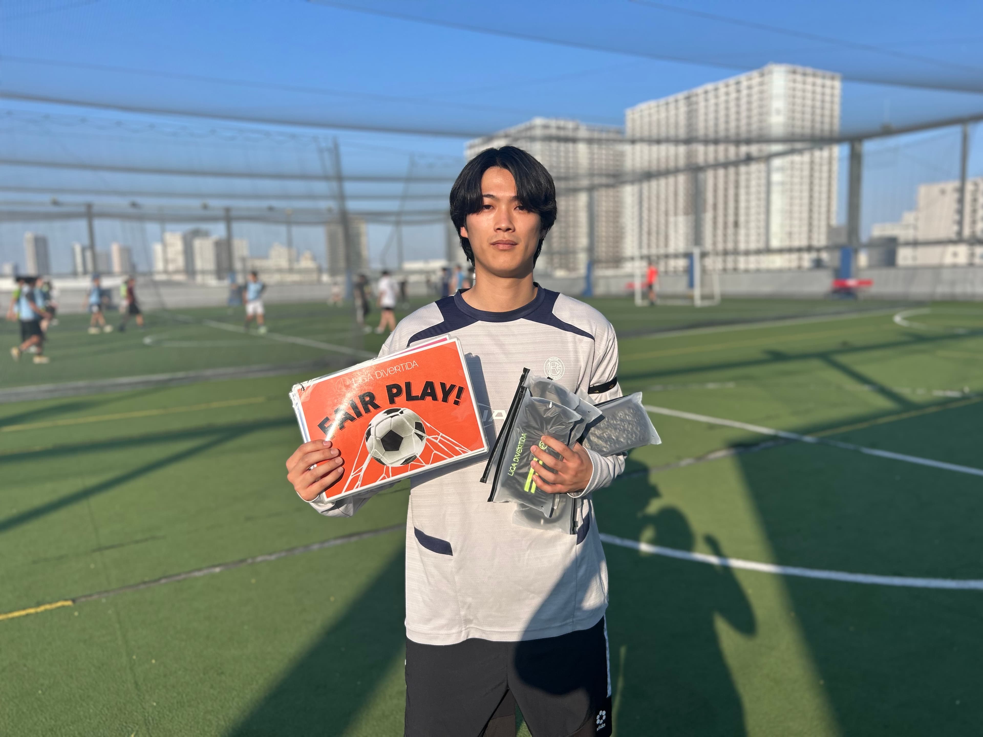 2026年5月16日 有明 BUDDYスポーツアリーナ 屋上人工芝コート フットサル 大会風景