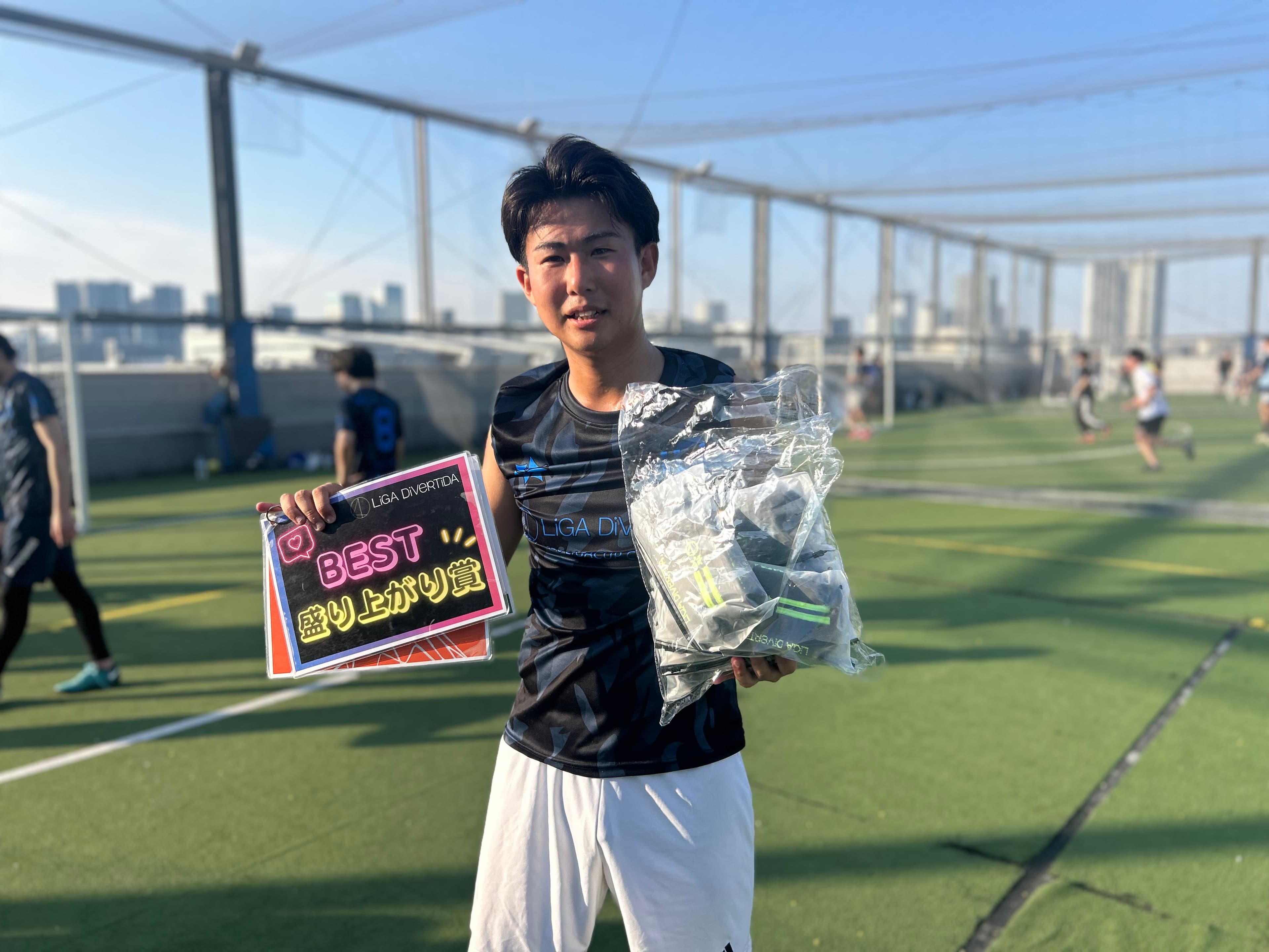 2026年5月16日 有明 BUDDYスポーツアリーナ 屋上人工芝コート フットサル 大会風景