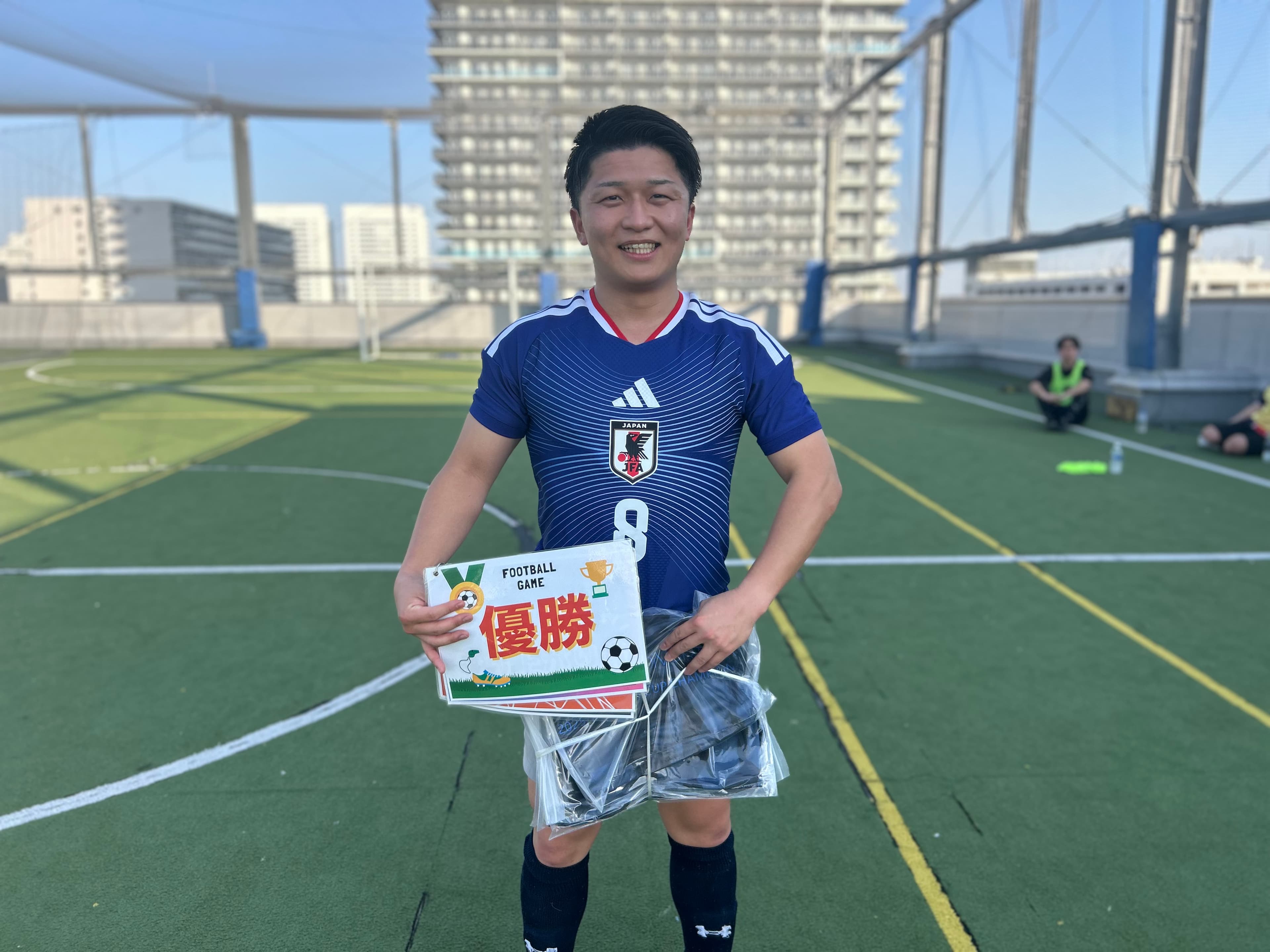 2026年5月16日 有明 BUDDYスポーツアリーナ 屋上人工芝コート フットサル 大会風景