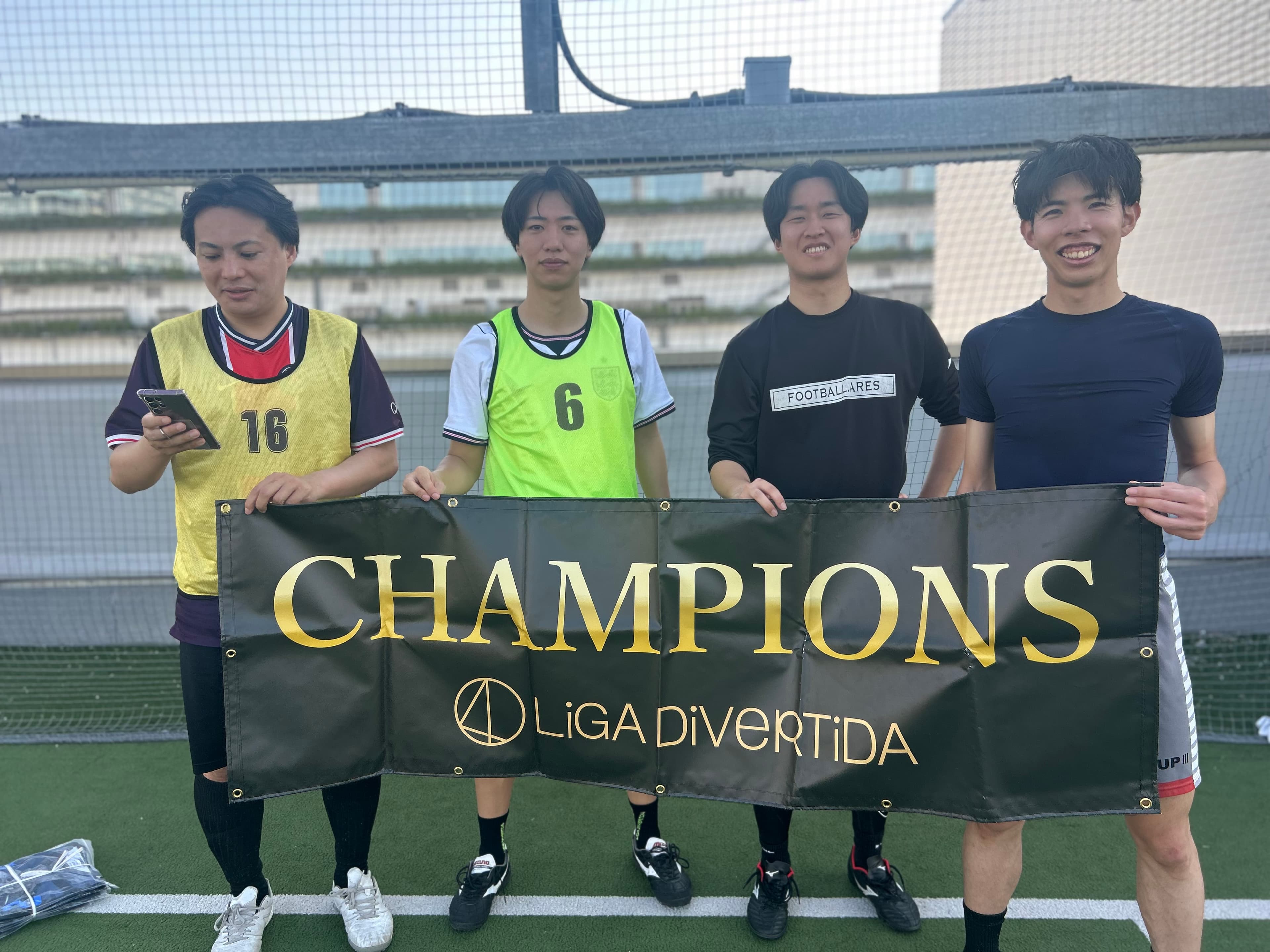 2026年5月16日 有明 BUDDYスポーツアリーナ 屋上人工芝コート フットサル 大会風景