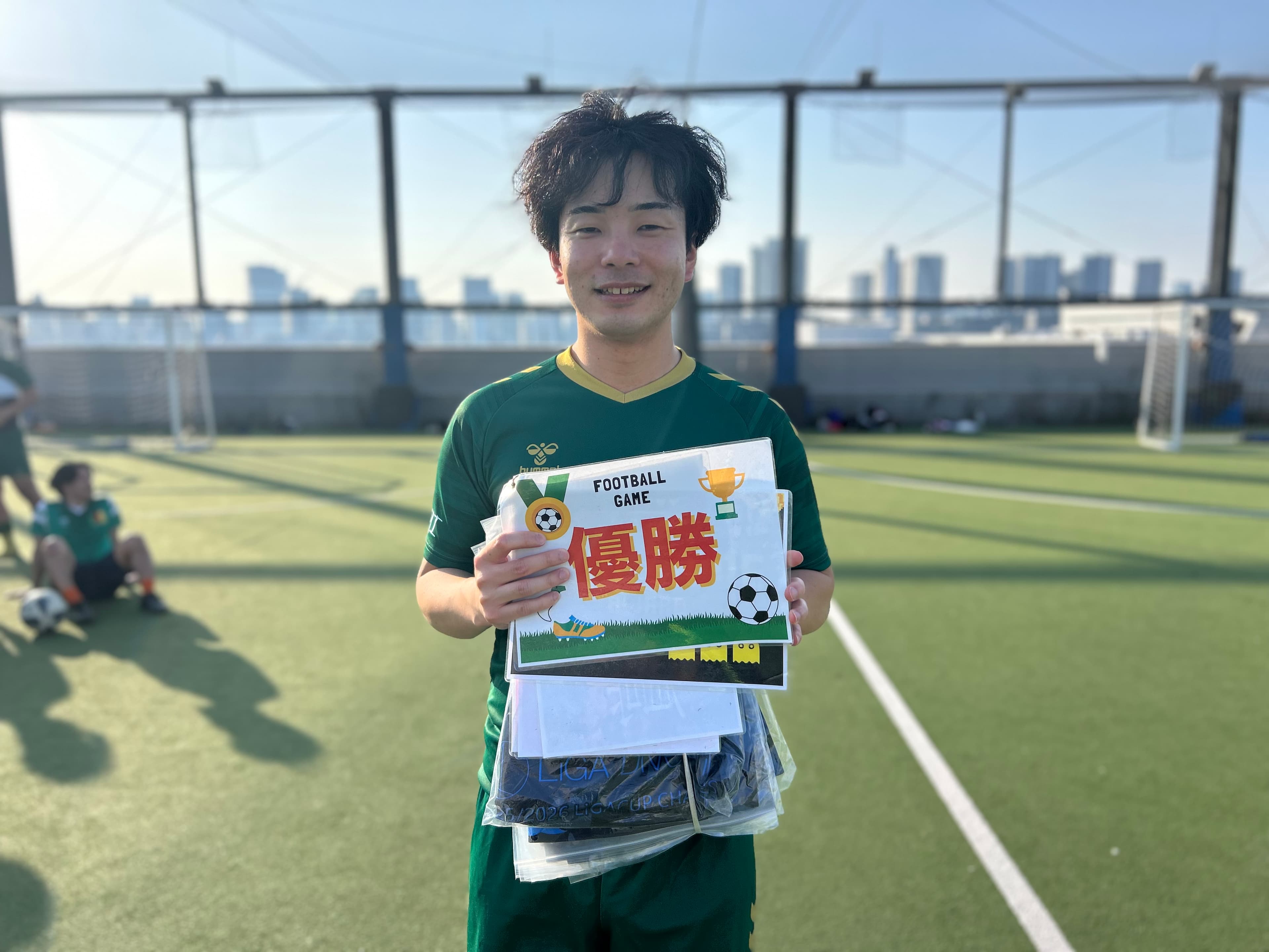2026年5月17日 有明 BUDDYスポーツアリーナ 屋上人工芝コート フットサル 大会風景