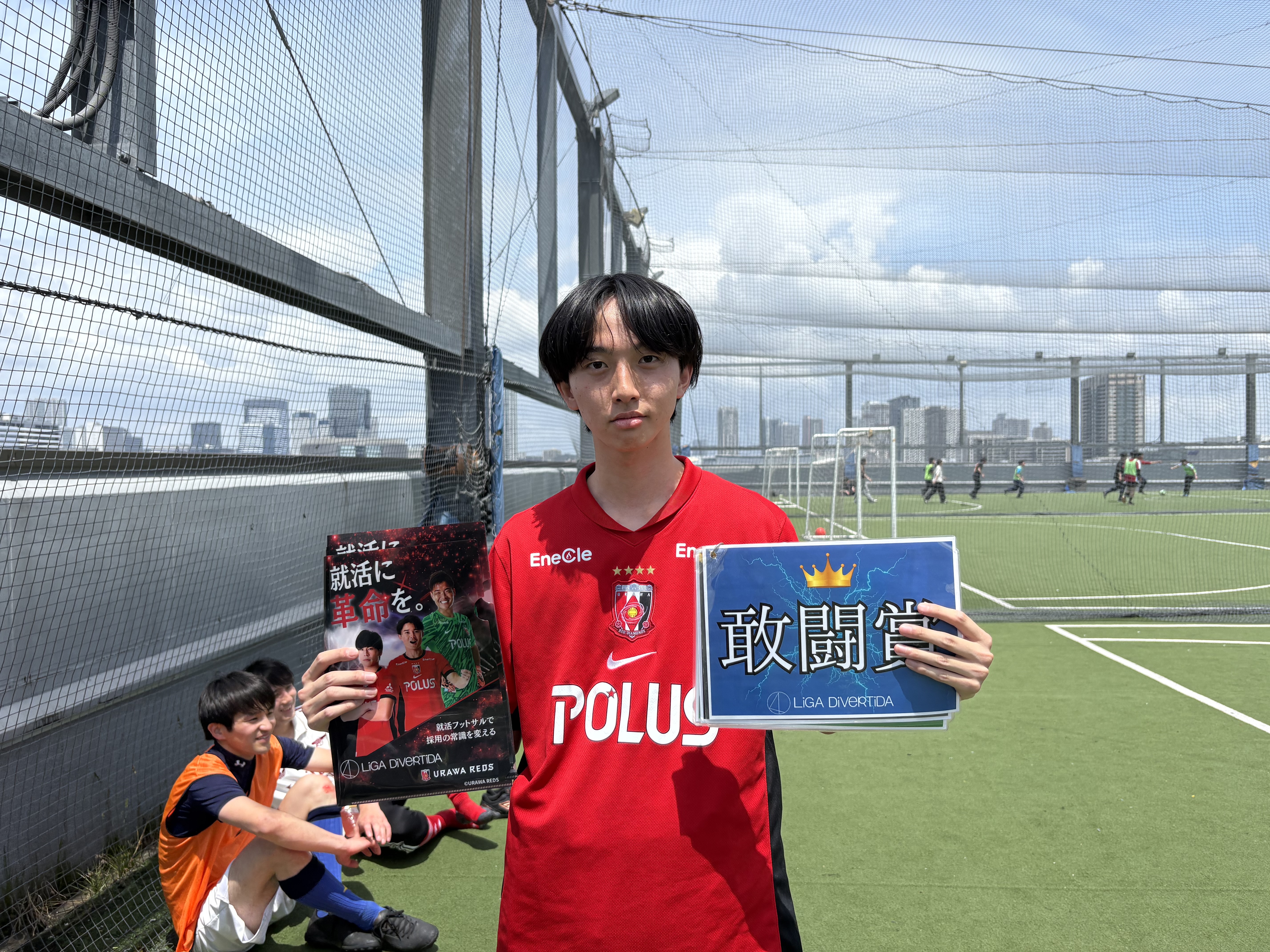 2026年5月24日 有明 BUDDYスポーツアリーナ 屋上人工芝コート フットサル 大会風景