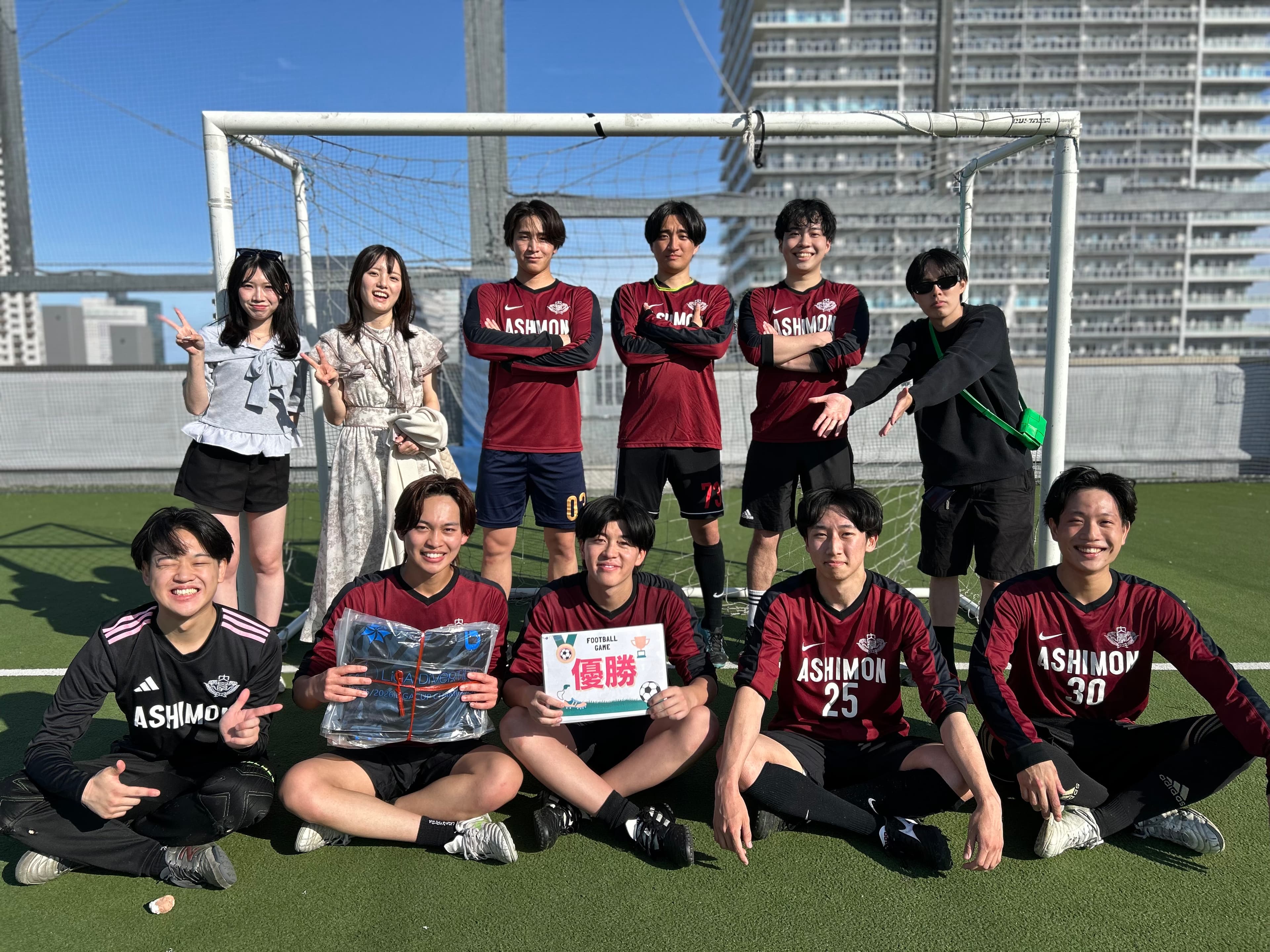 2026年6月6日 有明 BUDDYスポーツアリーナ 屋上人工芝コート フットサル 大会風景