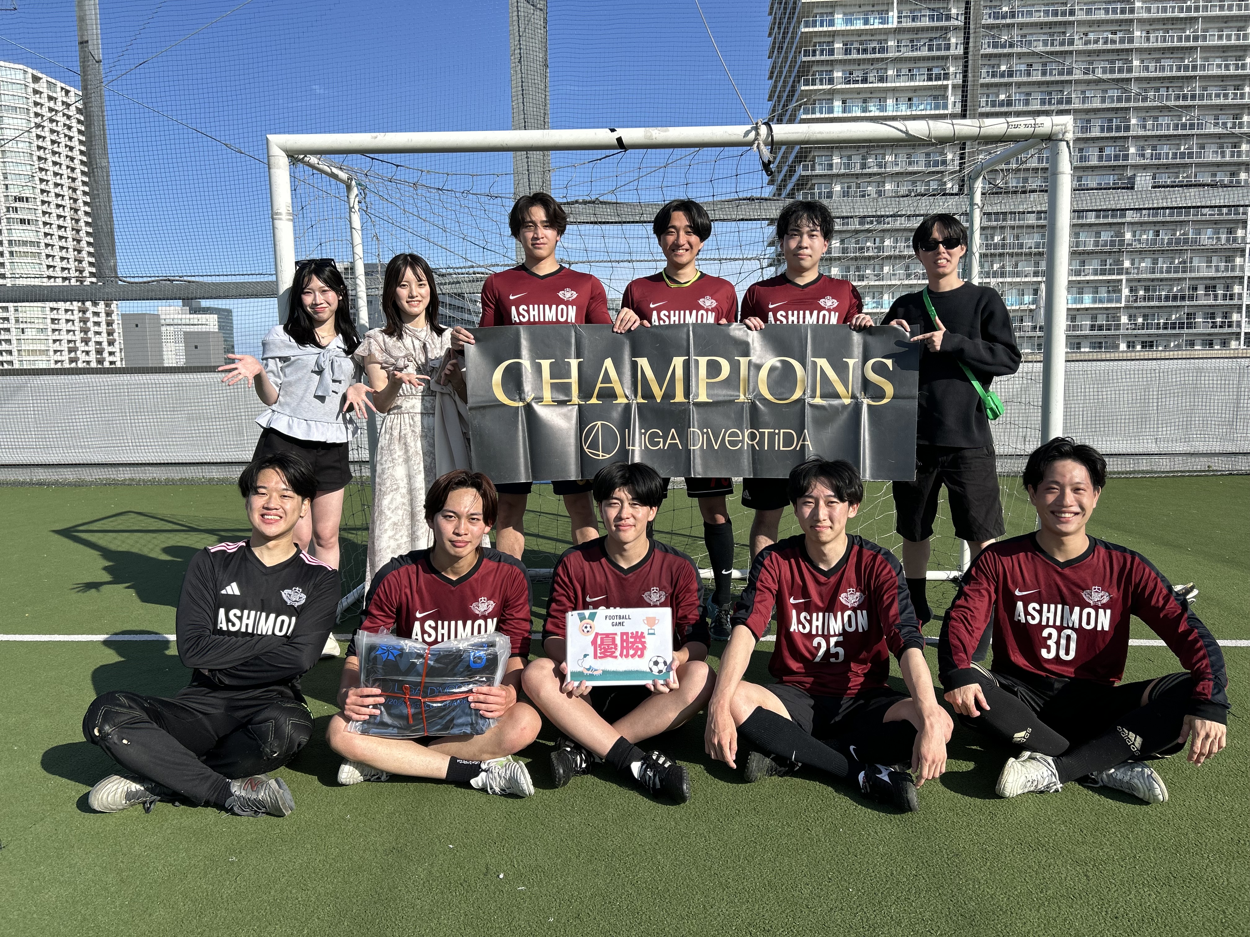 2026年6月6日 有明 BUDDYスポーツアリーナ 屋上人工芝コート フットサル 大会風景