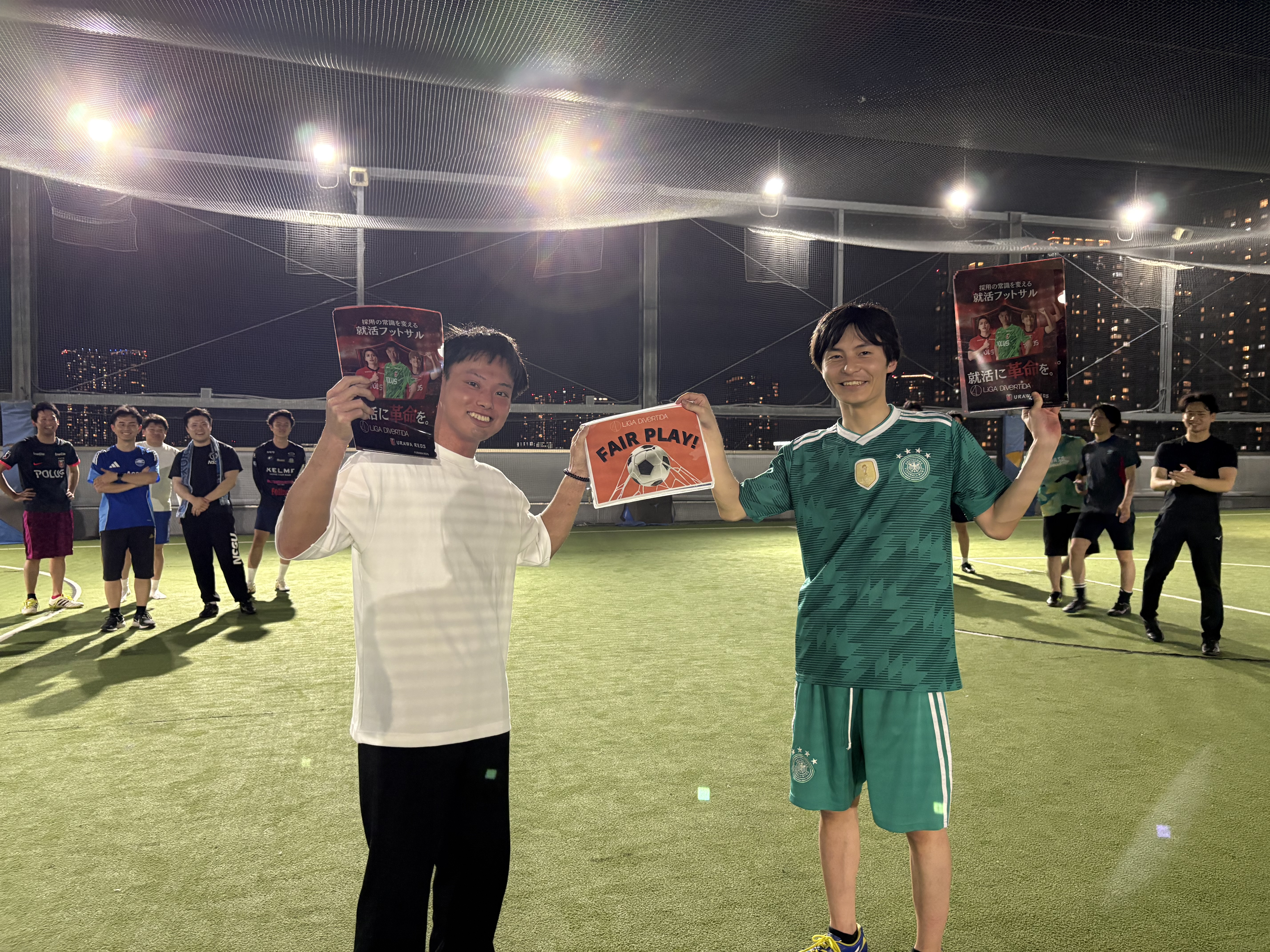 2026年6月12日 有明 BUDDYスポーツアリーナ 屋上人工芝コート フットサル 大会風景