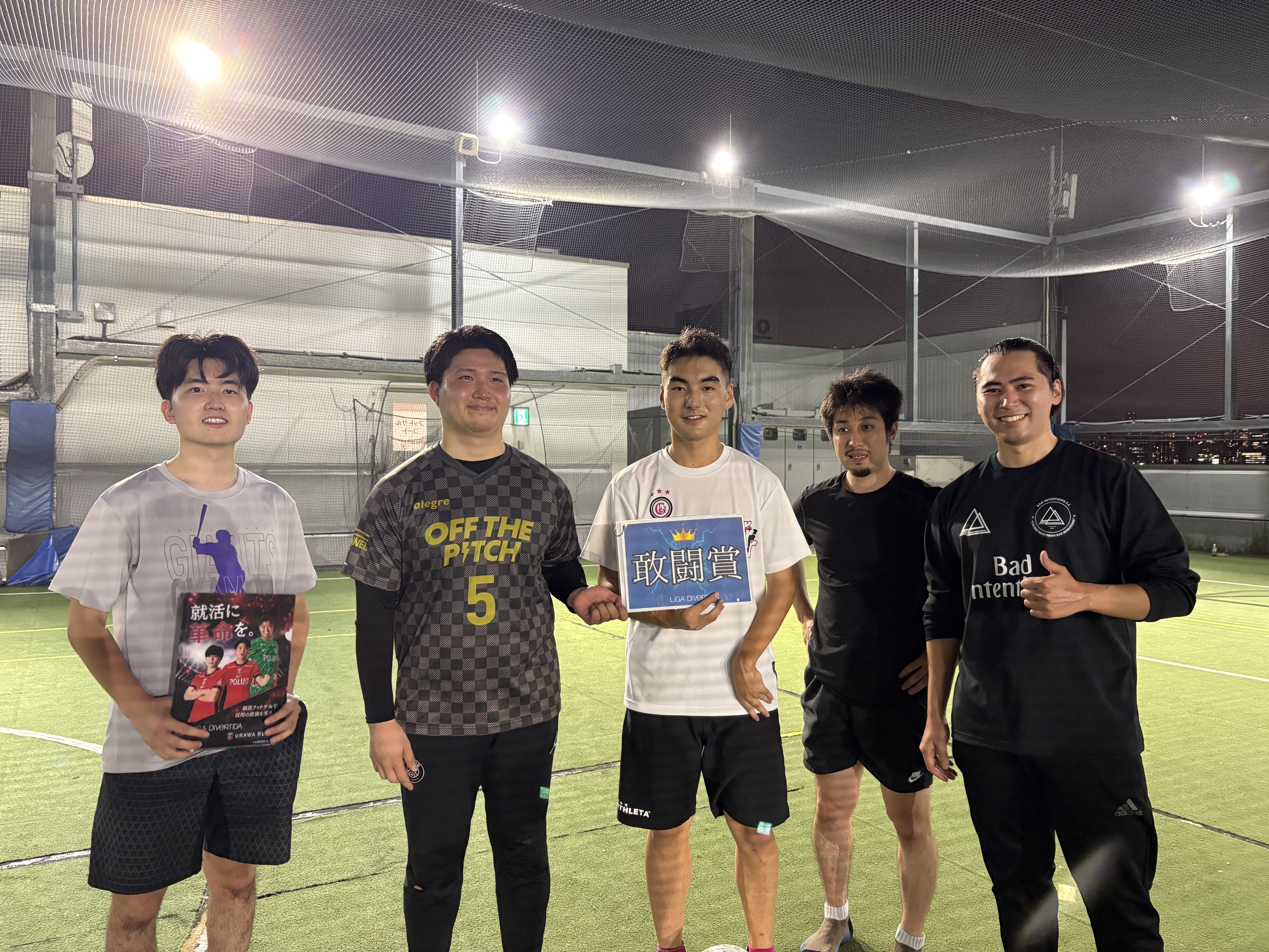 2026年6月19日 有明 BUDDYスポーツアリーナ 屋上人工芝コート フットサル 大会風景