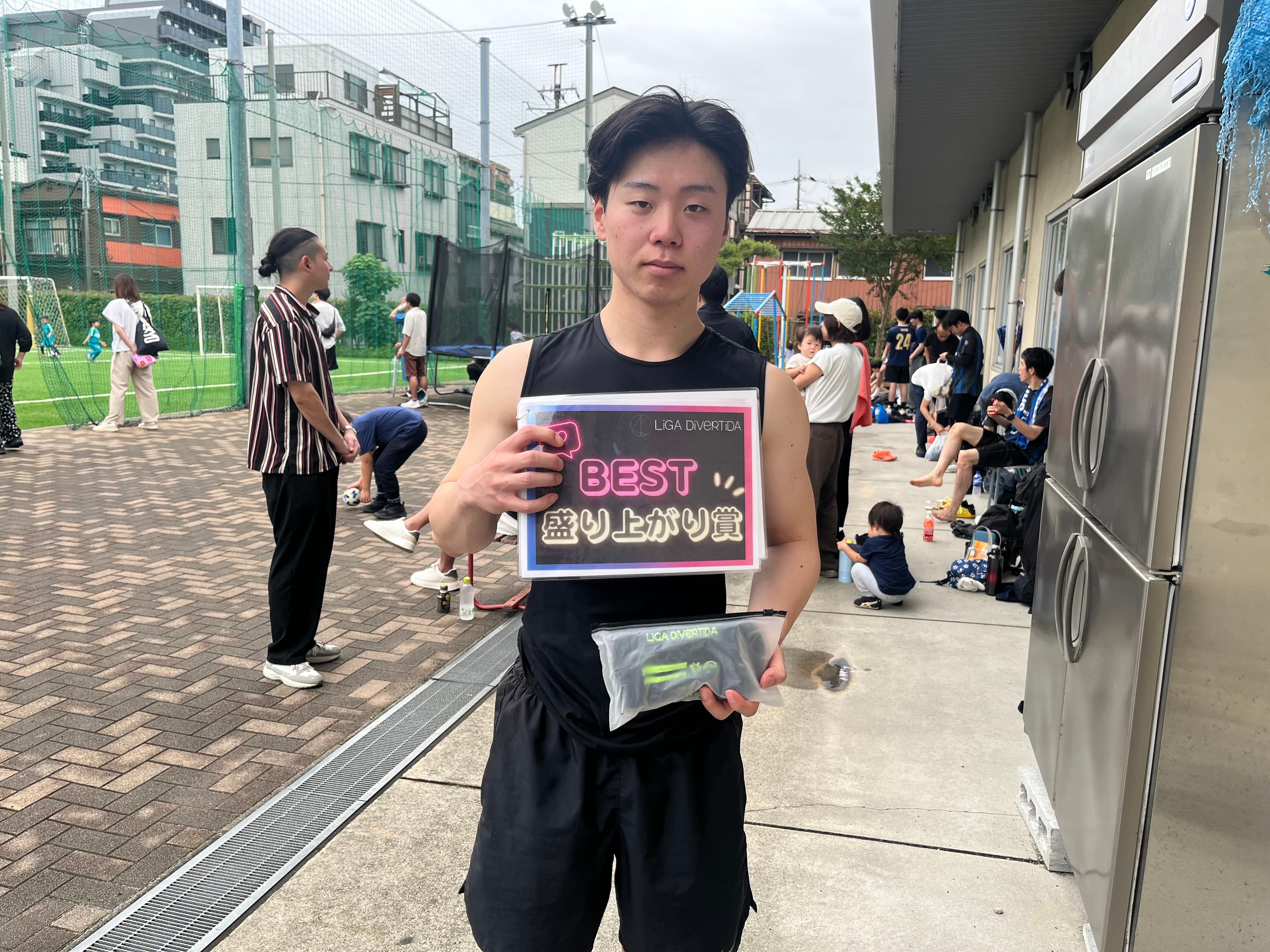 2026年6月28日 豊洲 枝川グラウンド ソサイチ(7人制) 大会風景