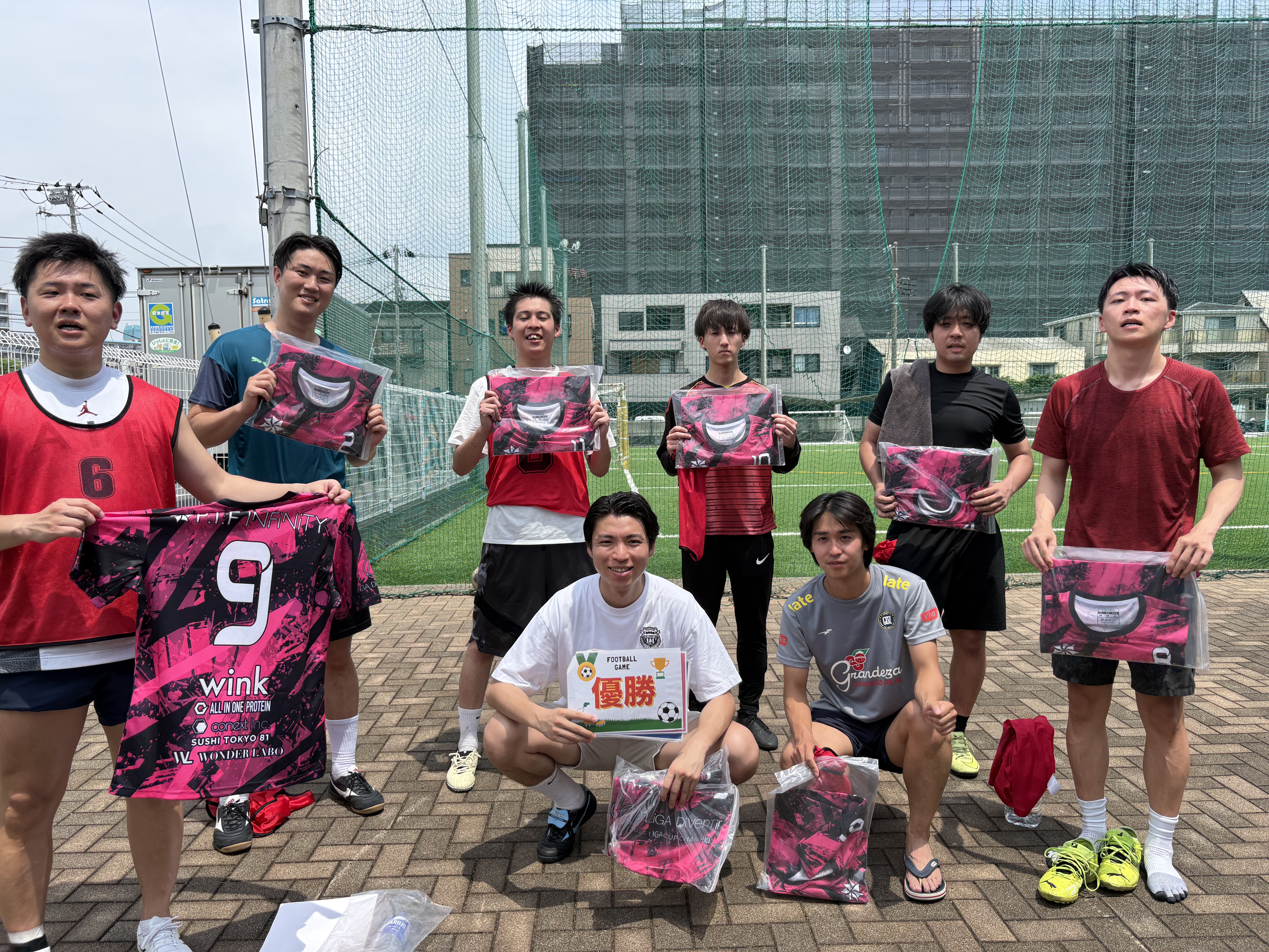2026年7月26日 豊洲 枝川グラウンド ソサイチ(7人制) 大会風景