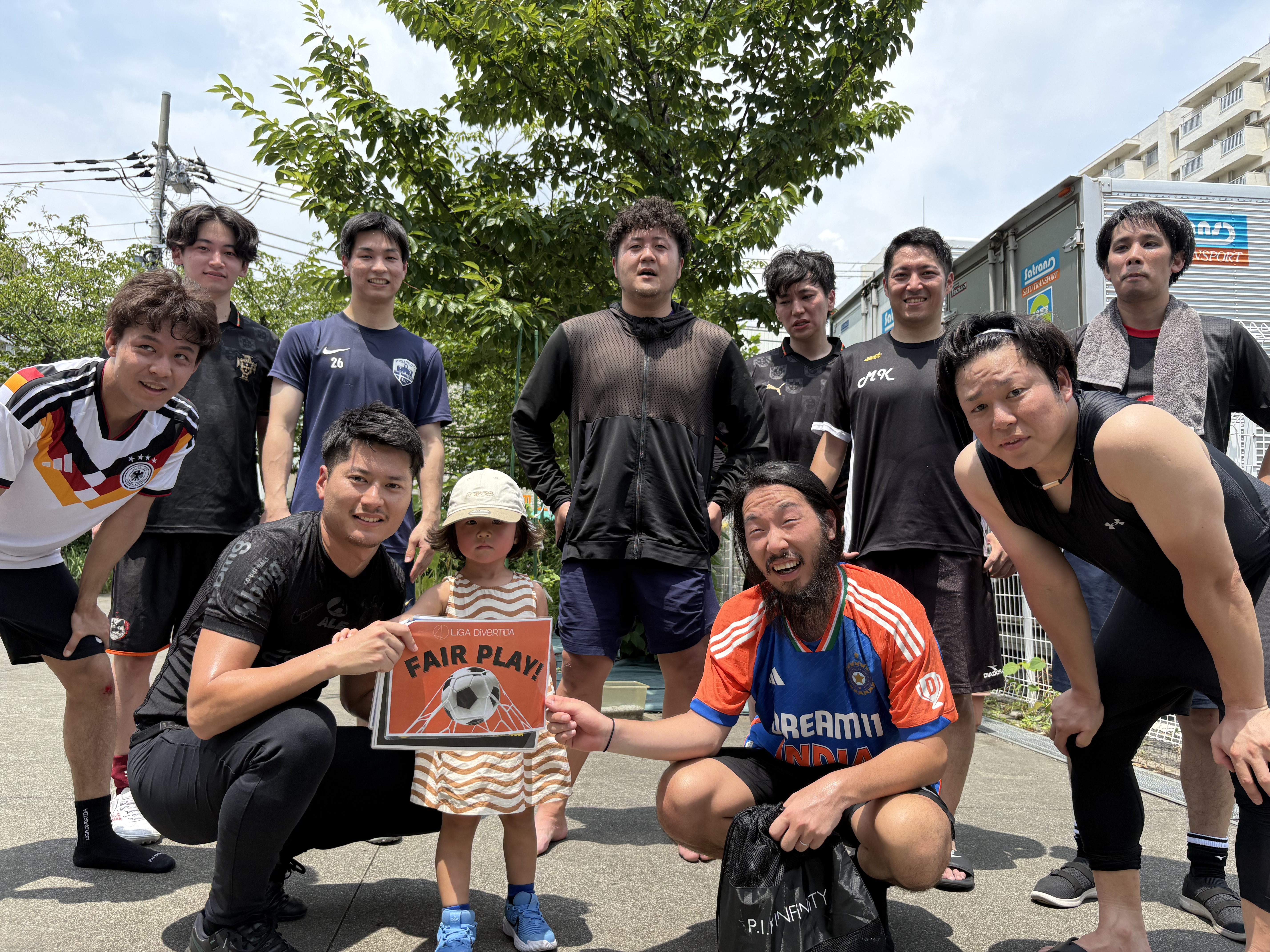 2026年7月26日 豊洲 枝川グラウンド ソサイチ(7人制) 大会風景
