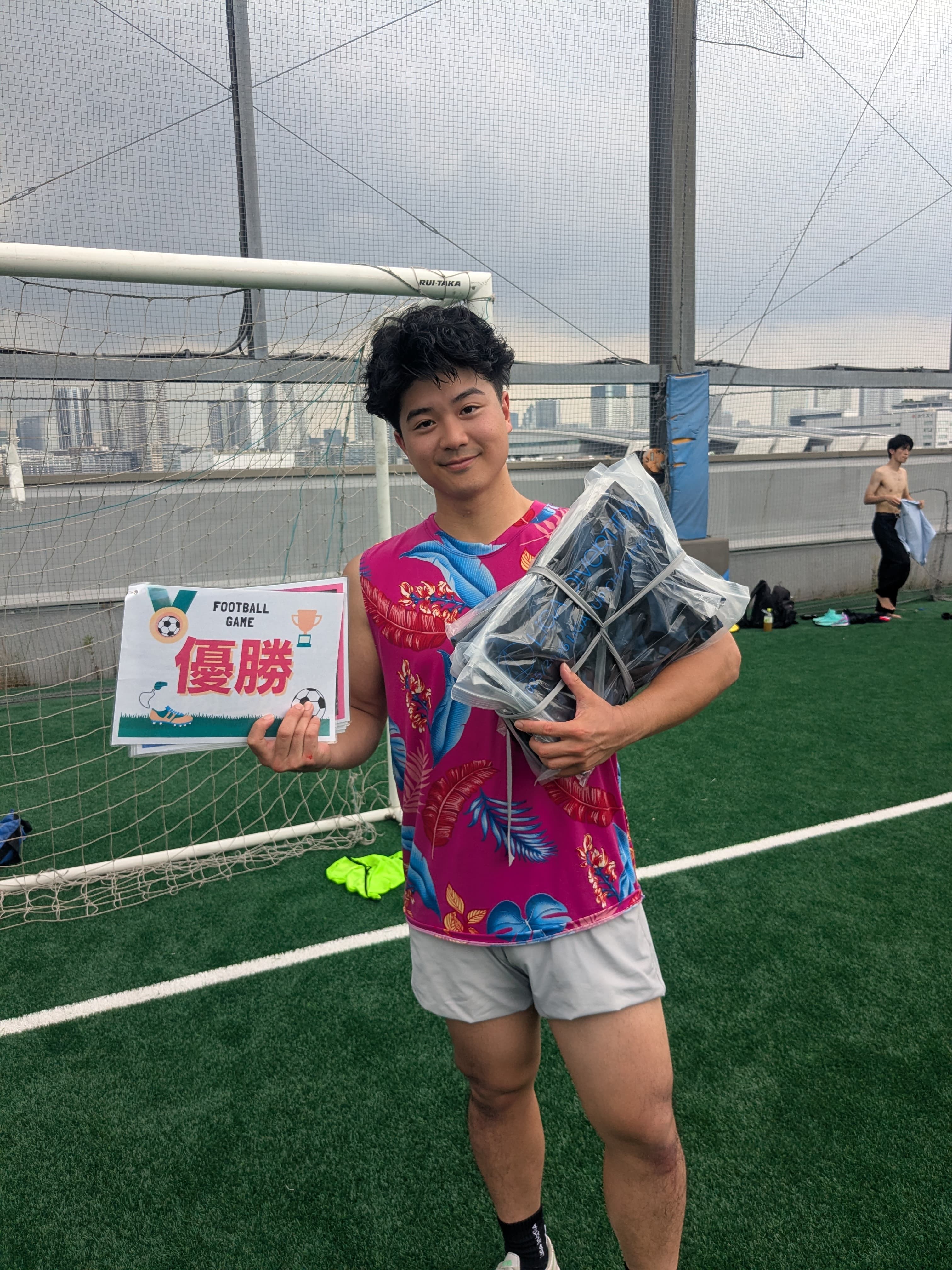 2026年7月26日 有明 BUDDYスポーツアリーナ 屋上人工芝コート フットサル 大会風景