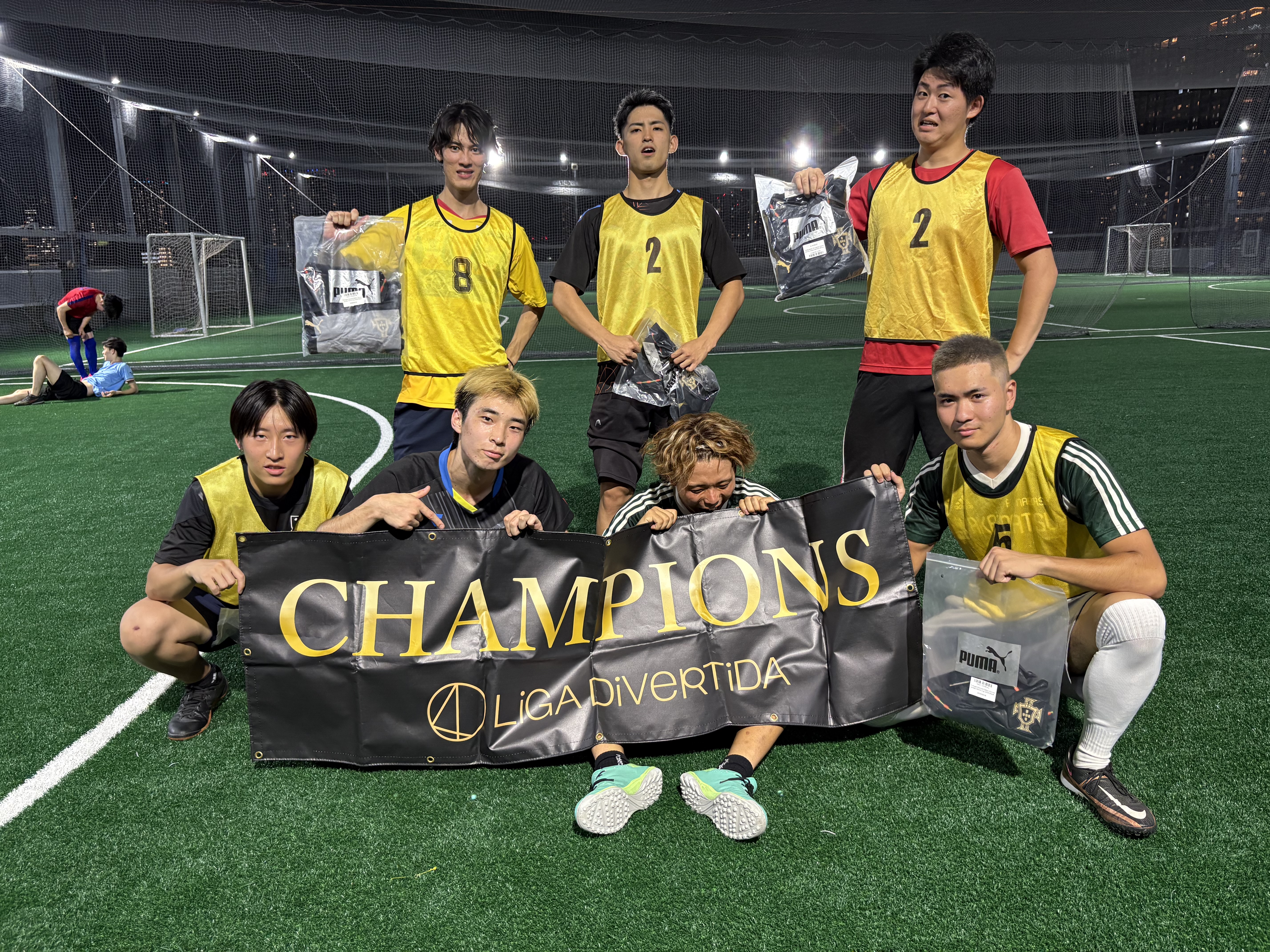 2026年7月29日 有明 BUDDYスポーツアリーナ 屋上人工芝コート フットサル 大会風景
