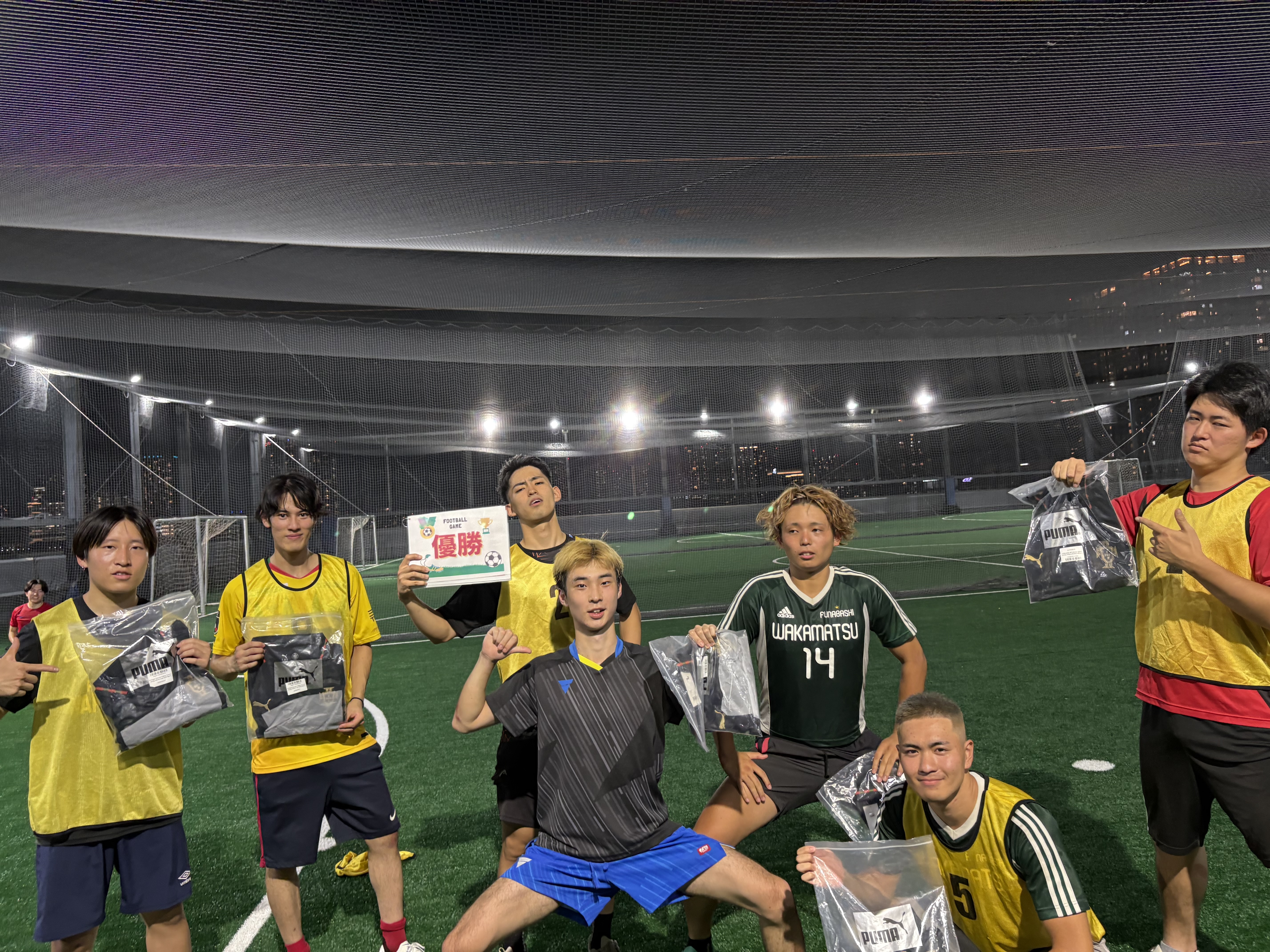 2026年7月29日 有明 BUDDYスポーツアリーナ 屋上人工芝コート フットサル 大会風景