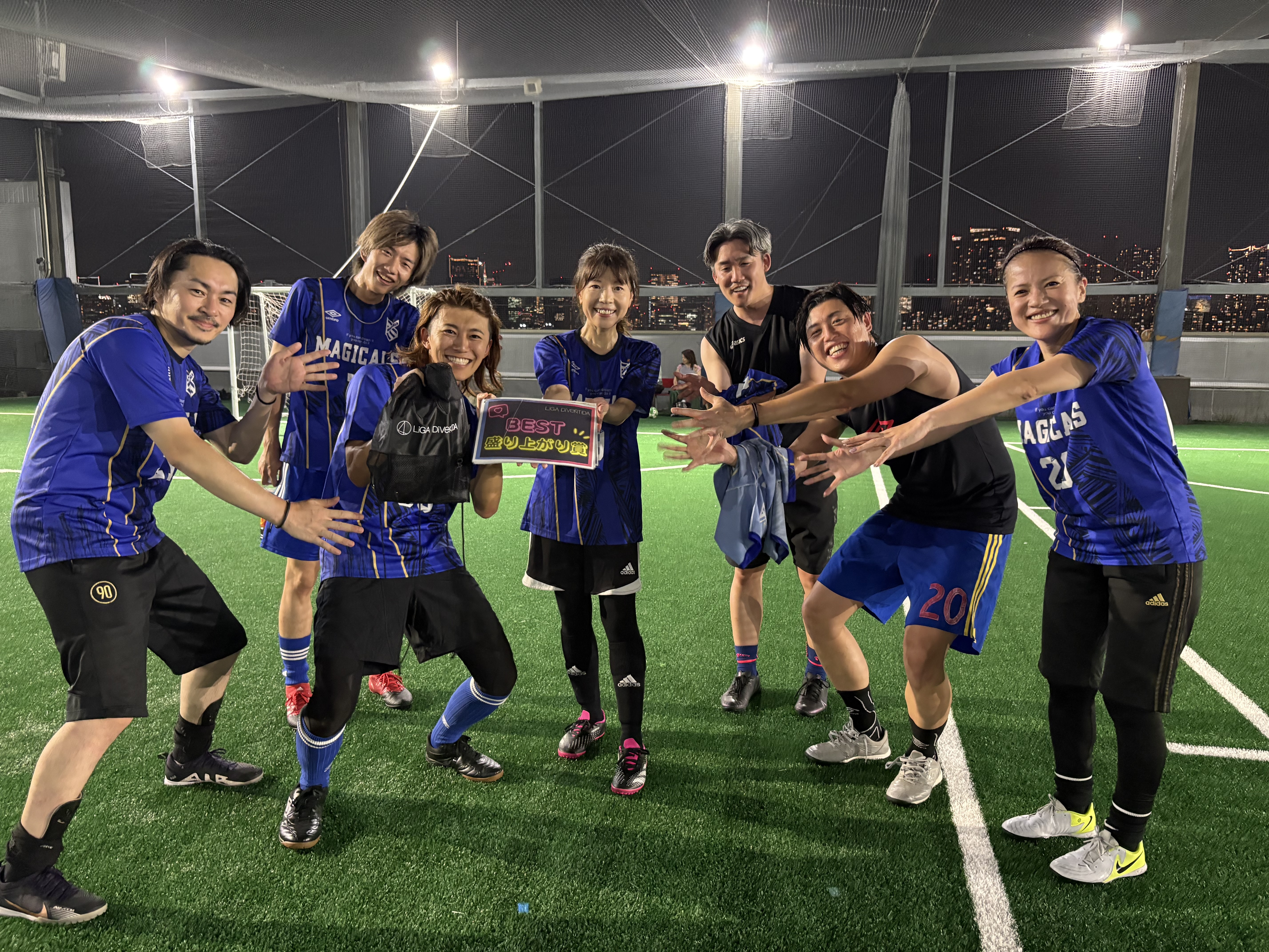 2026年7月31日 有明 BUDDYスポーツアリーナ 屋上人工芝コート フットサル 大会風景