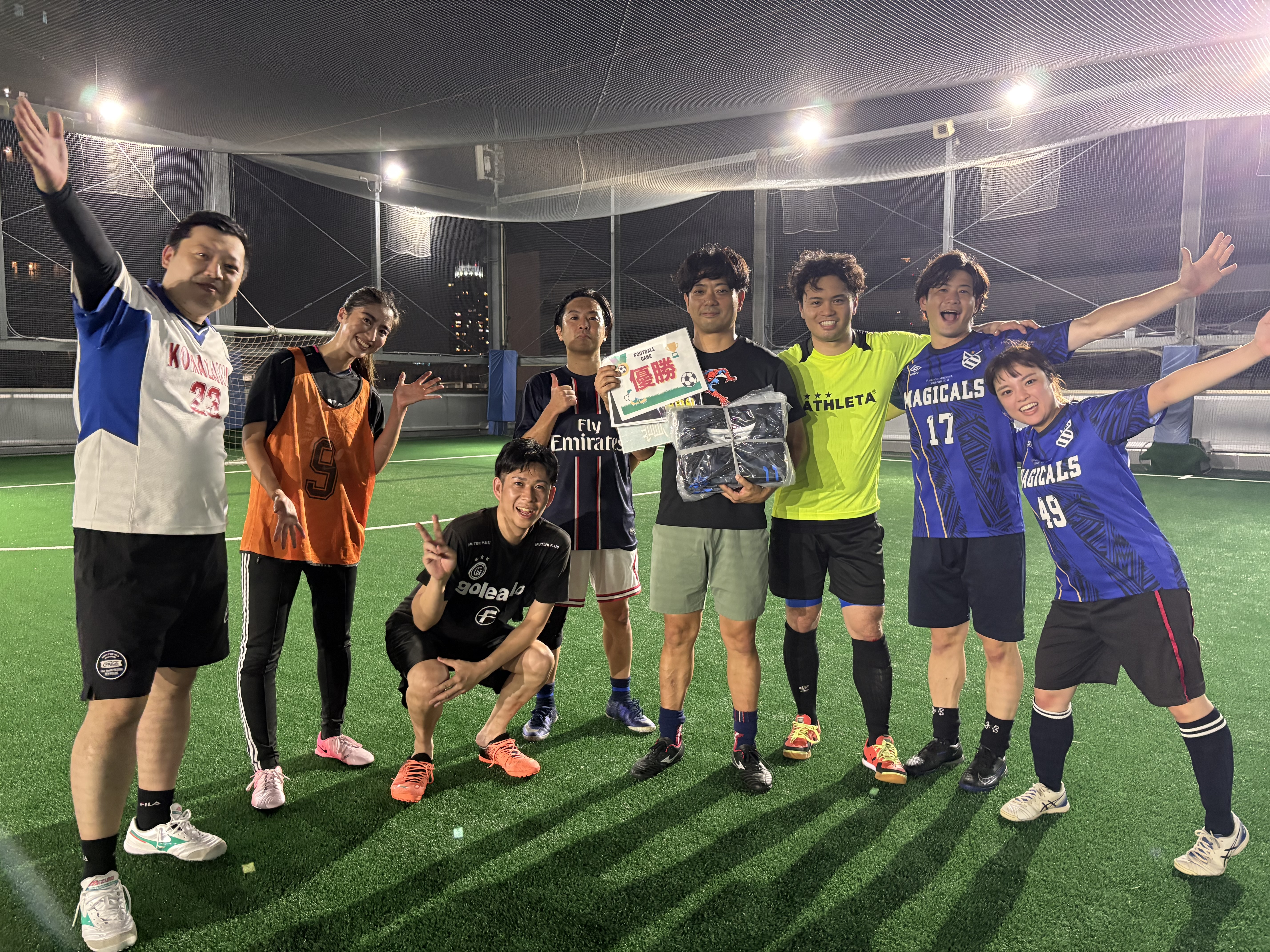 2026年7月31日 有明 BUDDYスポーツアリーナ 屋上人工芝コート フットサル 大会風景