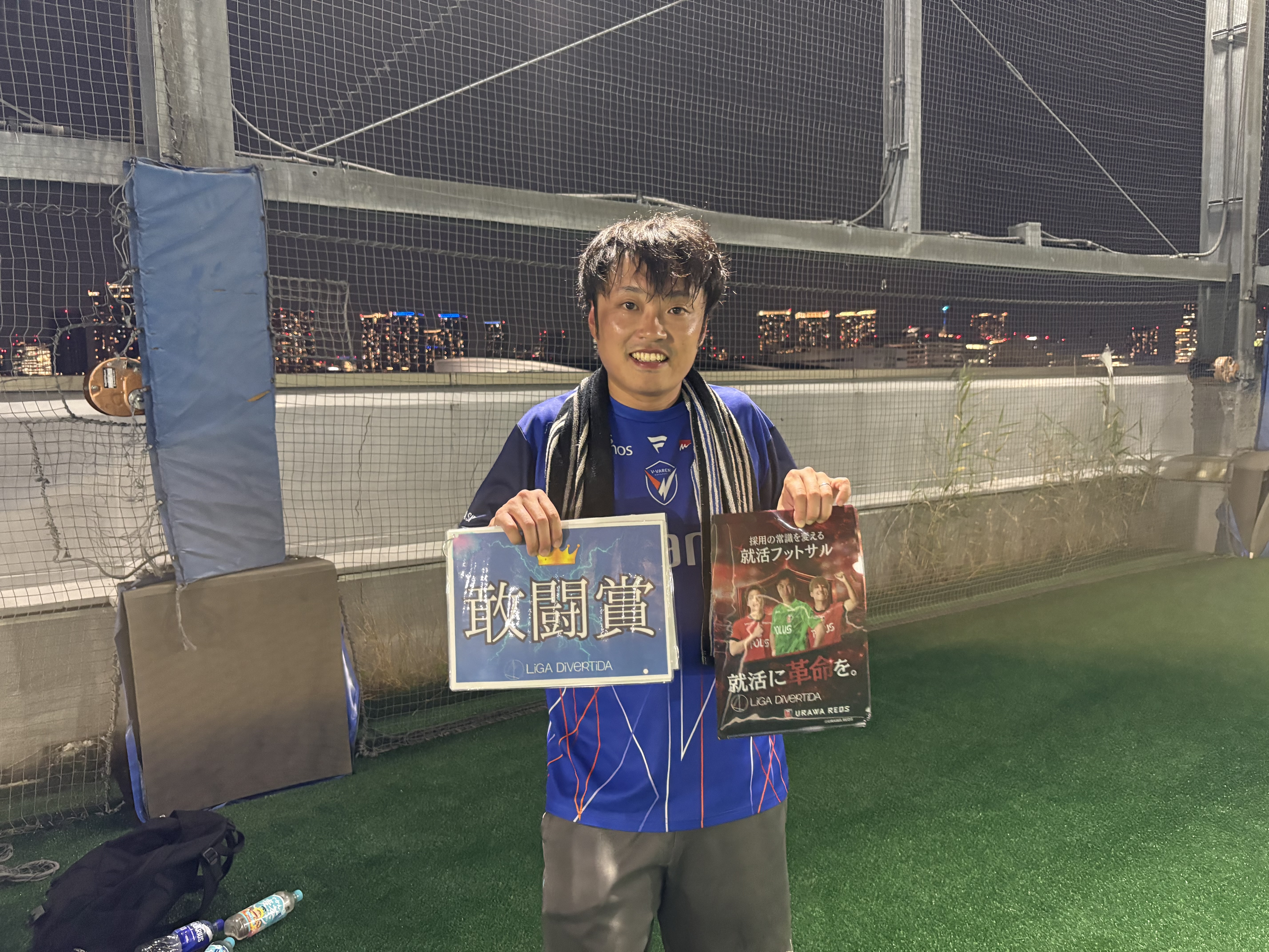 2026年7月31日 有明 BUDDYスポーツアリーナ 屋上人工芝コート フットサル 大会風景