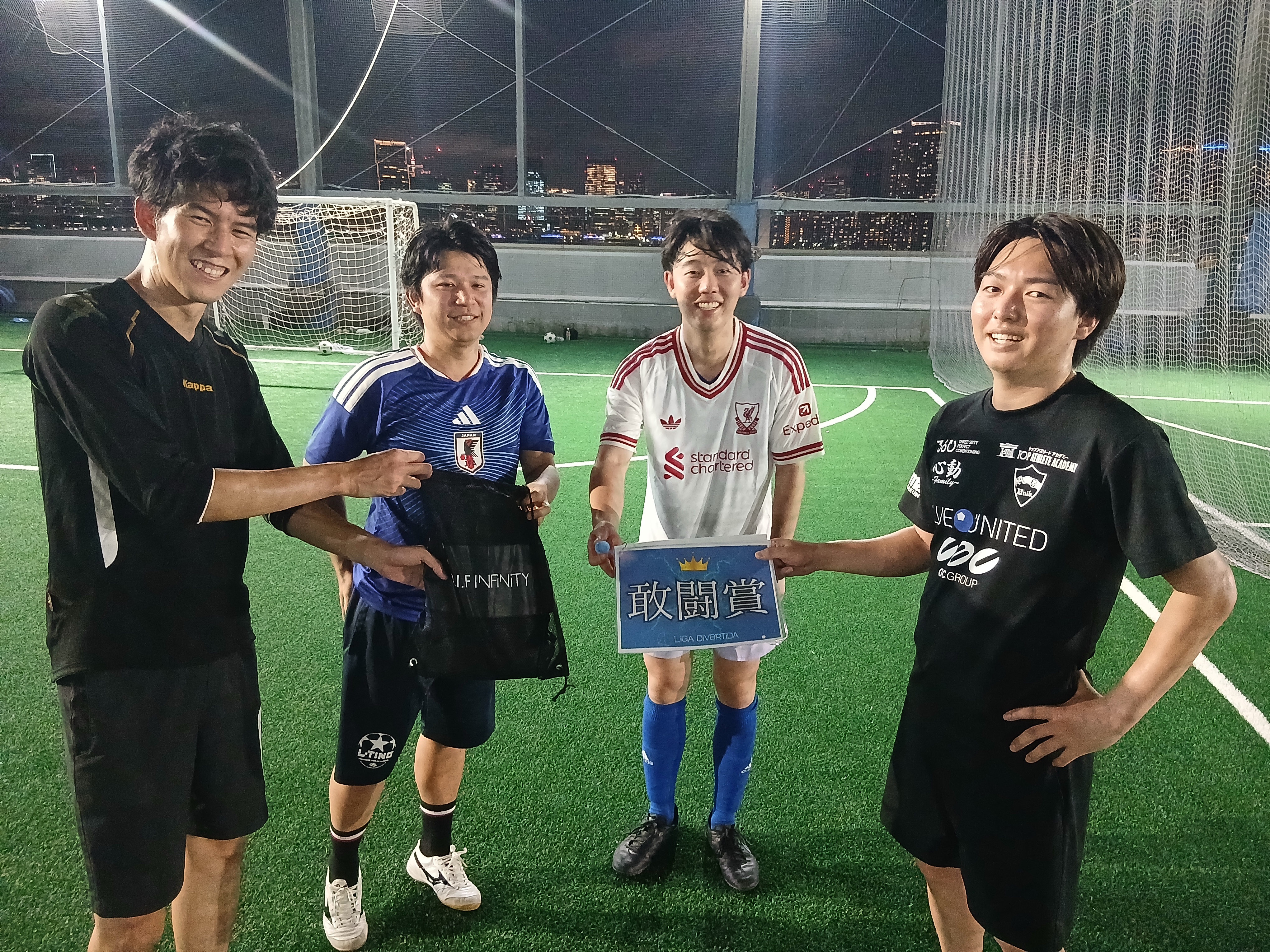 2026年8月19日 有明 BUDDYスポーツアリーナ 屋上人工芝コート フットサル 大会風景