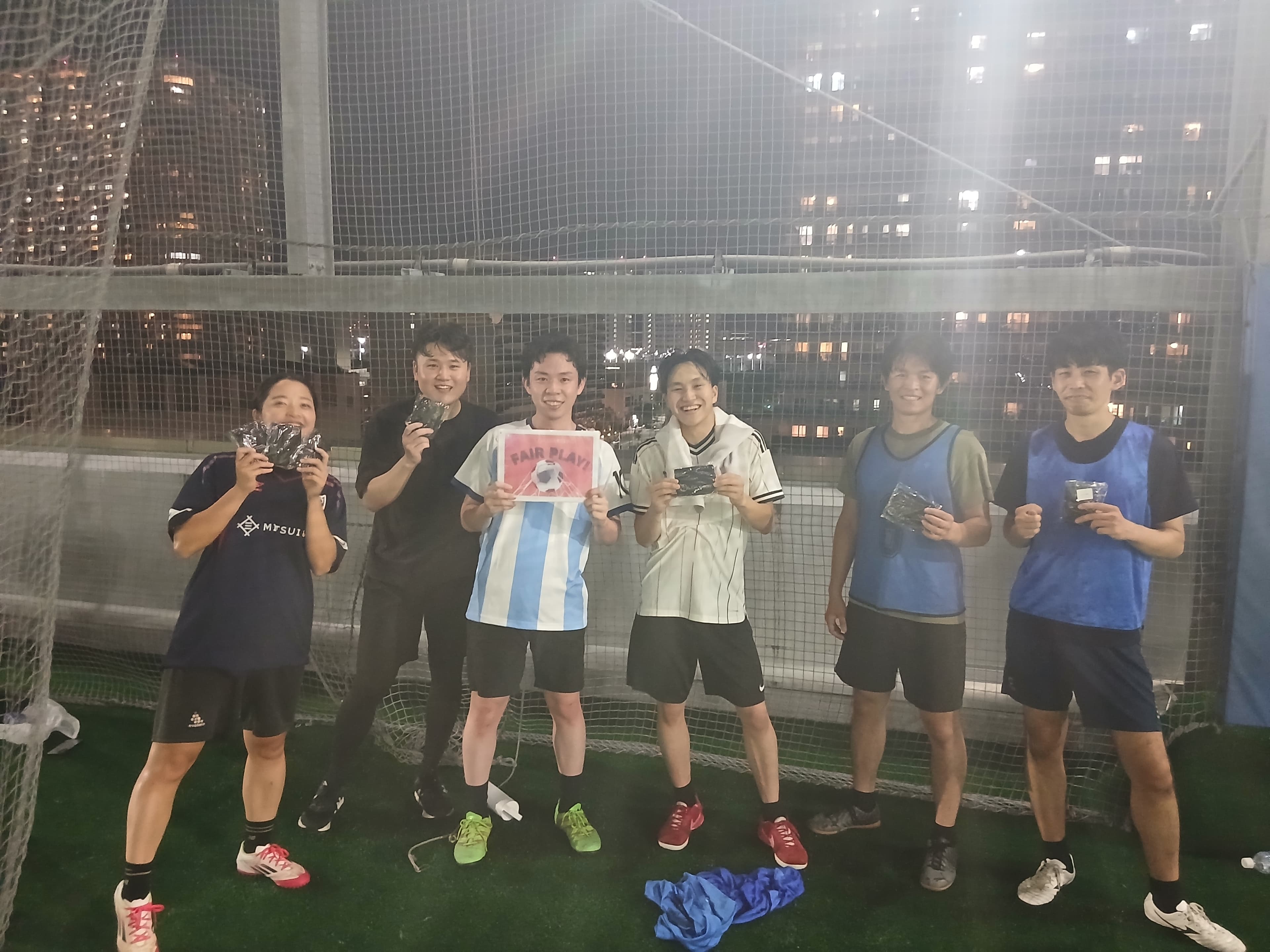 2026年8月19日 有明 BUDDYスポーツアリーナ 屋上人工芝コート フットサル 大会風景