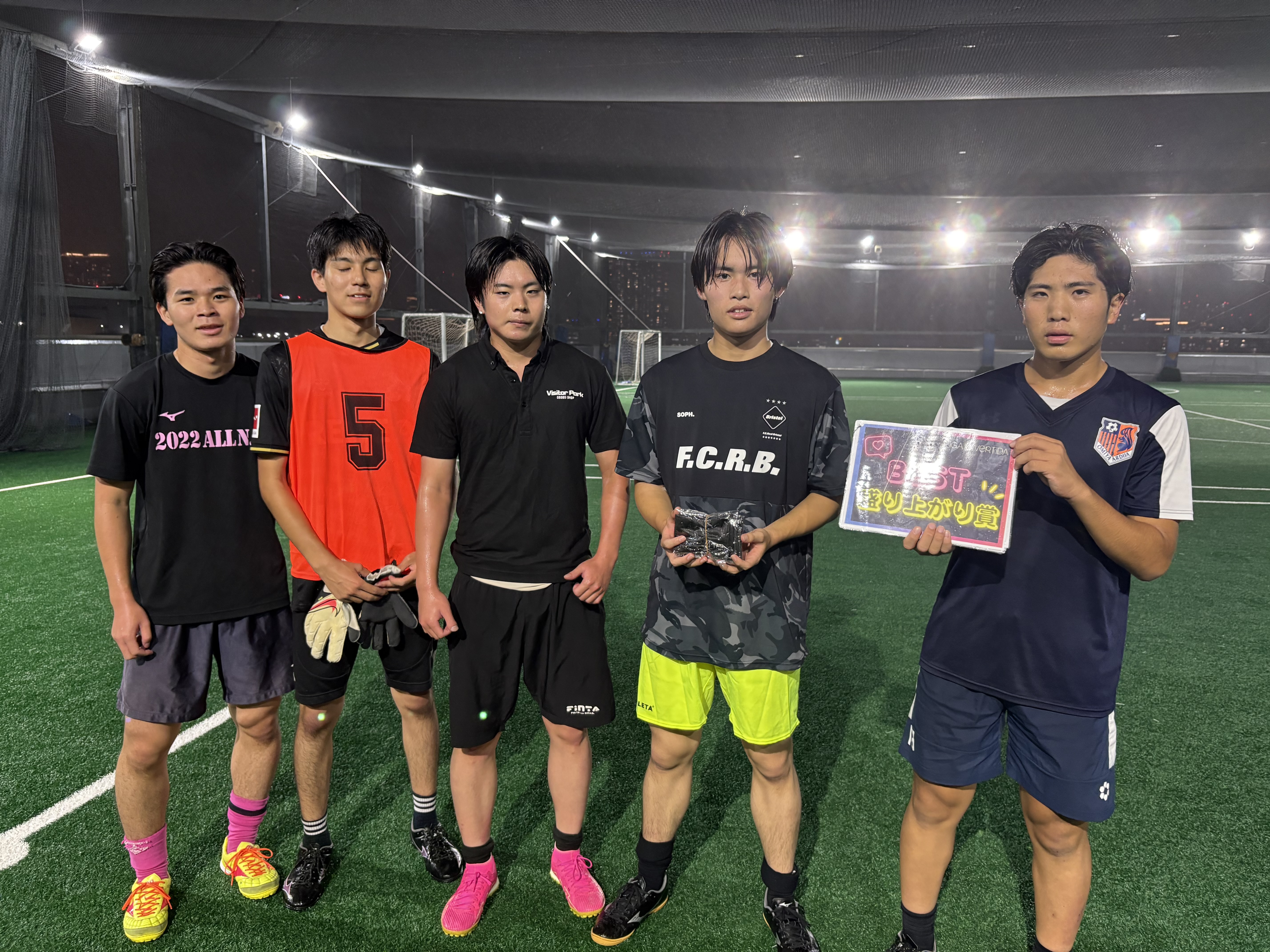 2026年8月29日 有明 BUDDYスポーツアリーナ 屋上人工芝コート フットサル 大会風景