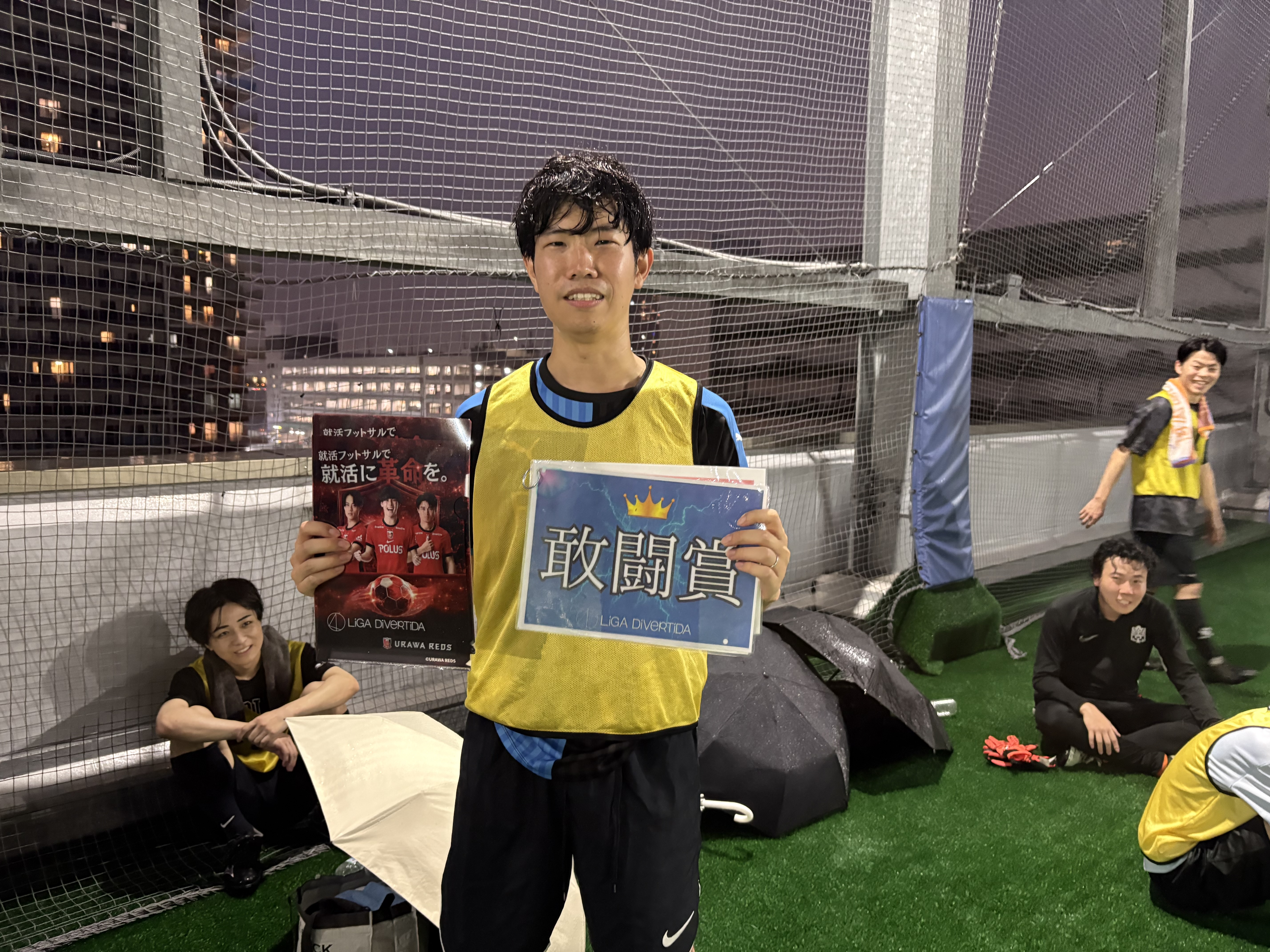 2026年8月29日 有明 BUDDYスポーツアリーナ 屋上人工芝コート フットサル 大会風景