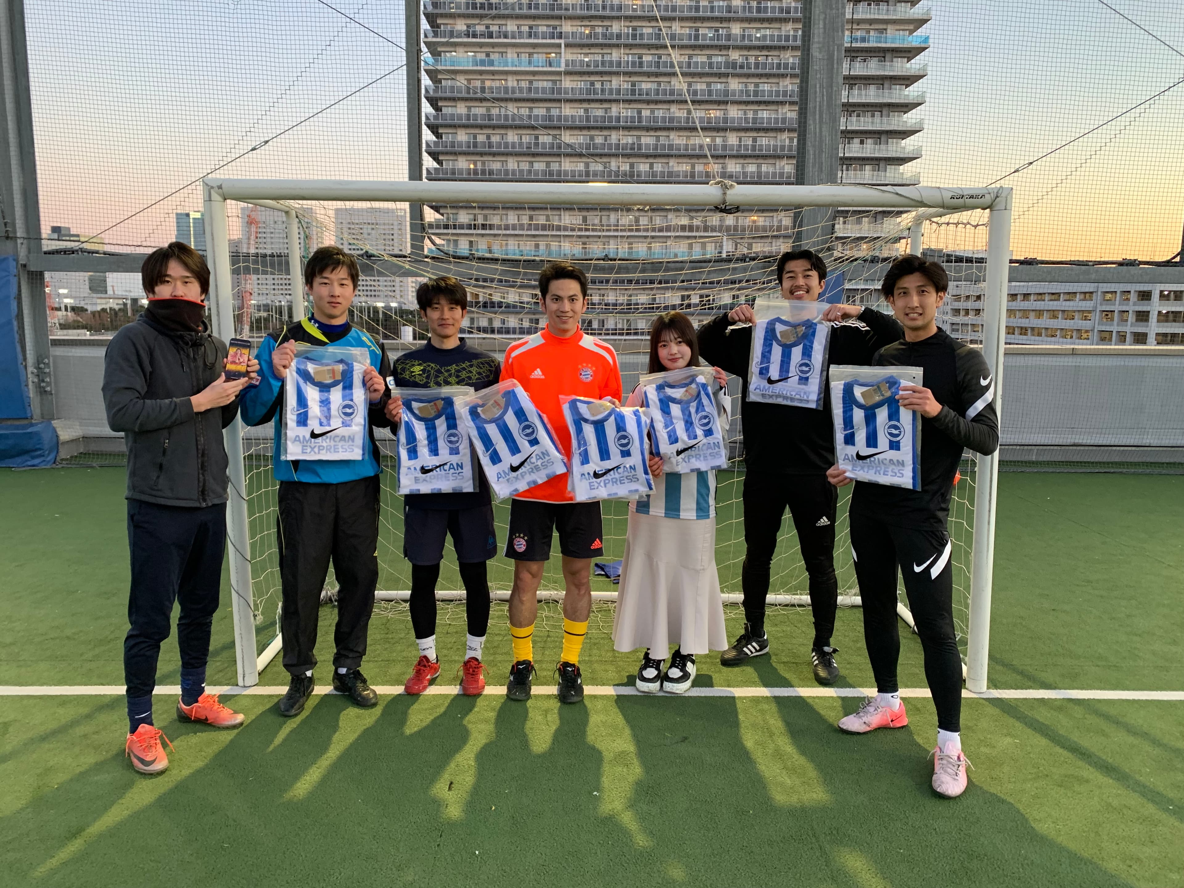 2025年1月11日 有明 BUDDYスポーツアリーナ 屋上人工芝コート フットサル 表彰