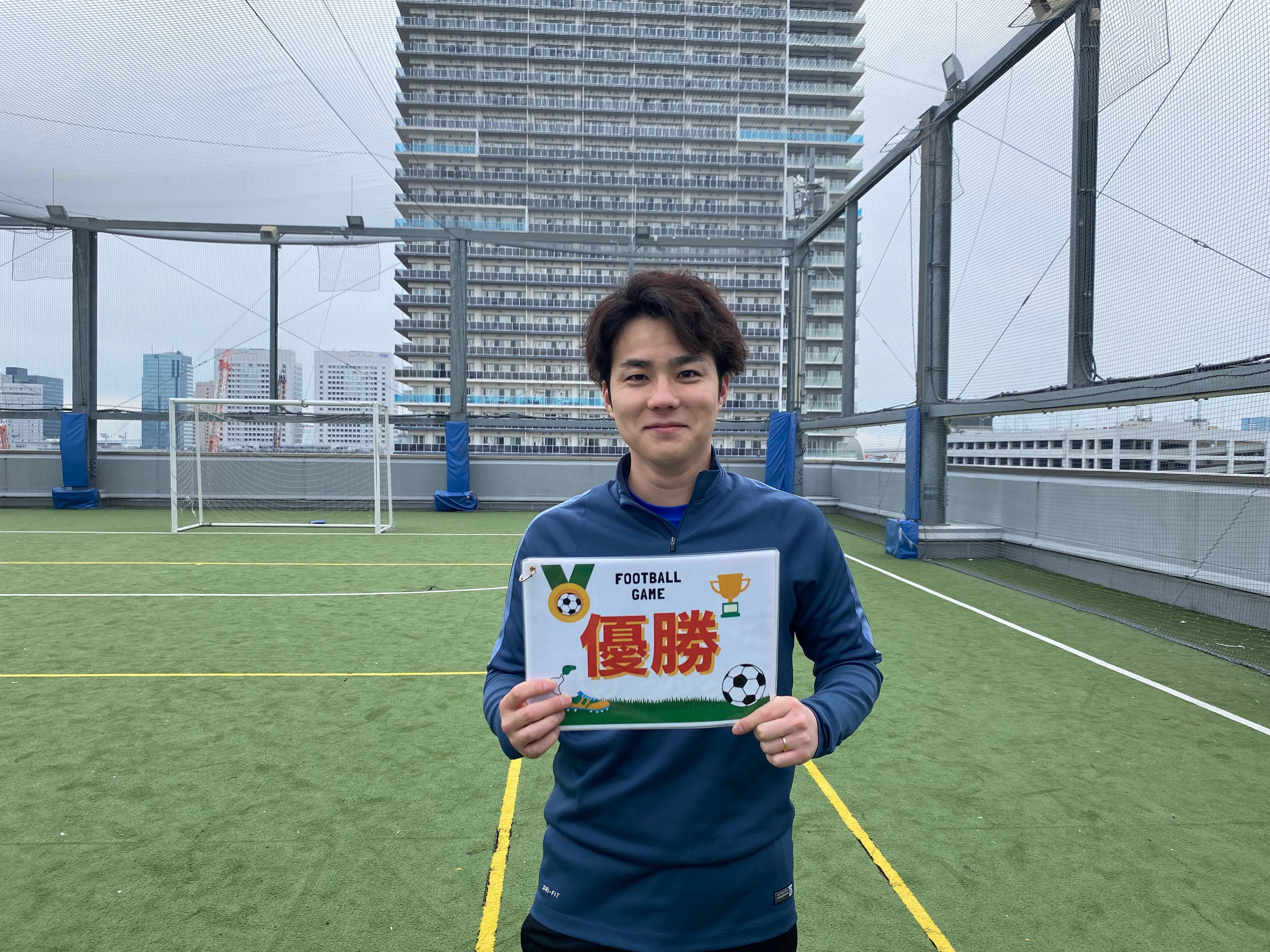 2025年1月12日 有明 BUDDYスポーツアリーナ 屋上人工芝コート フットサル 大会風景