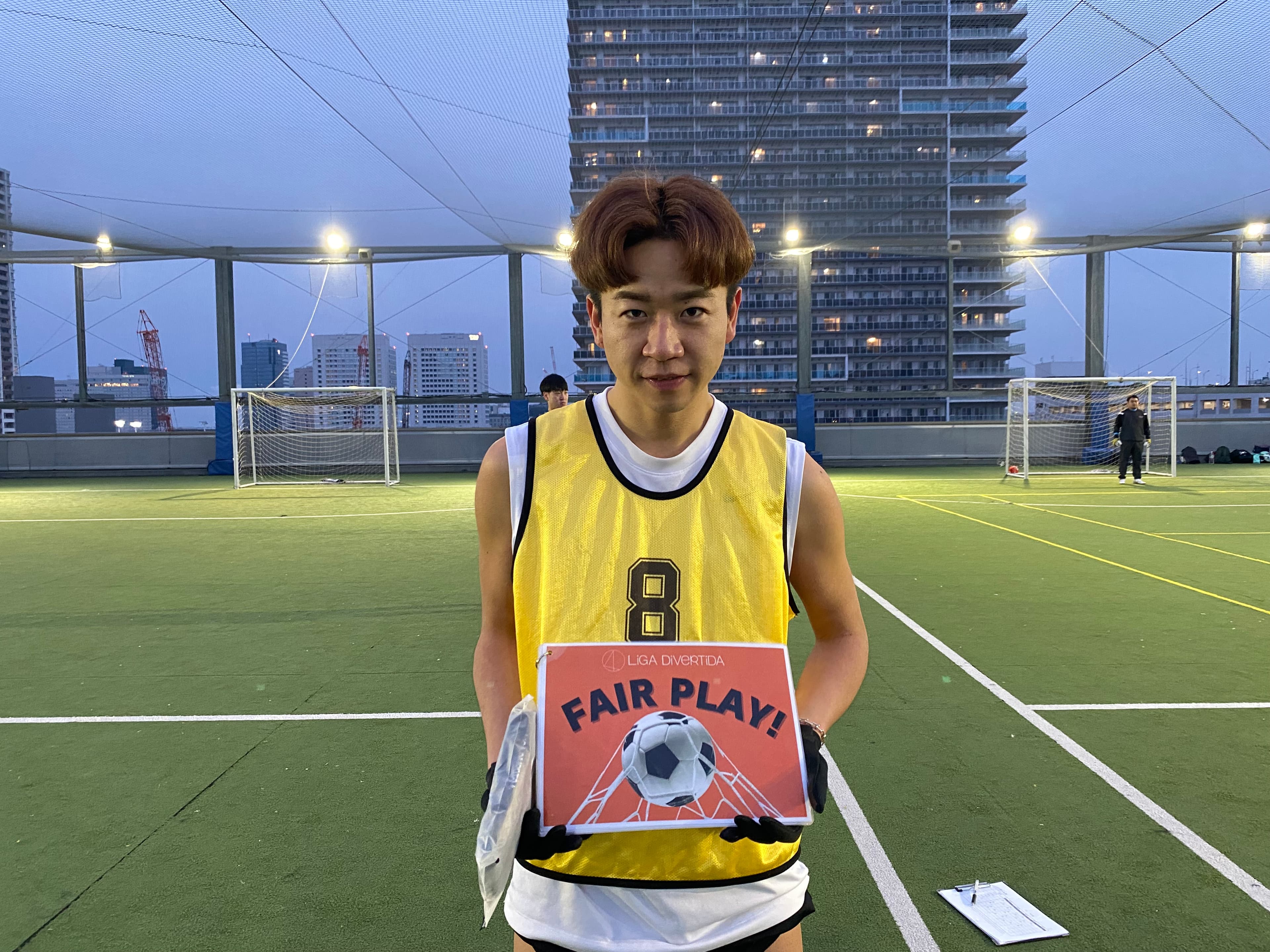 2025年1月12日 有明 BUDDYスポーツアリーナ 屋上人工芝コート フットサル 大会風景