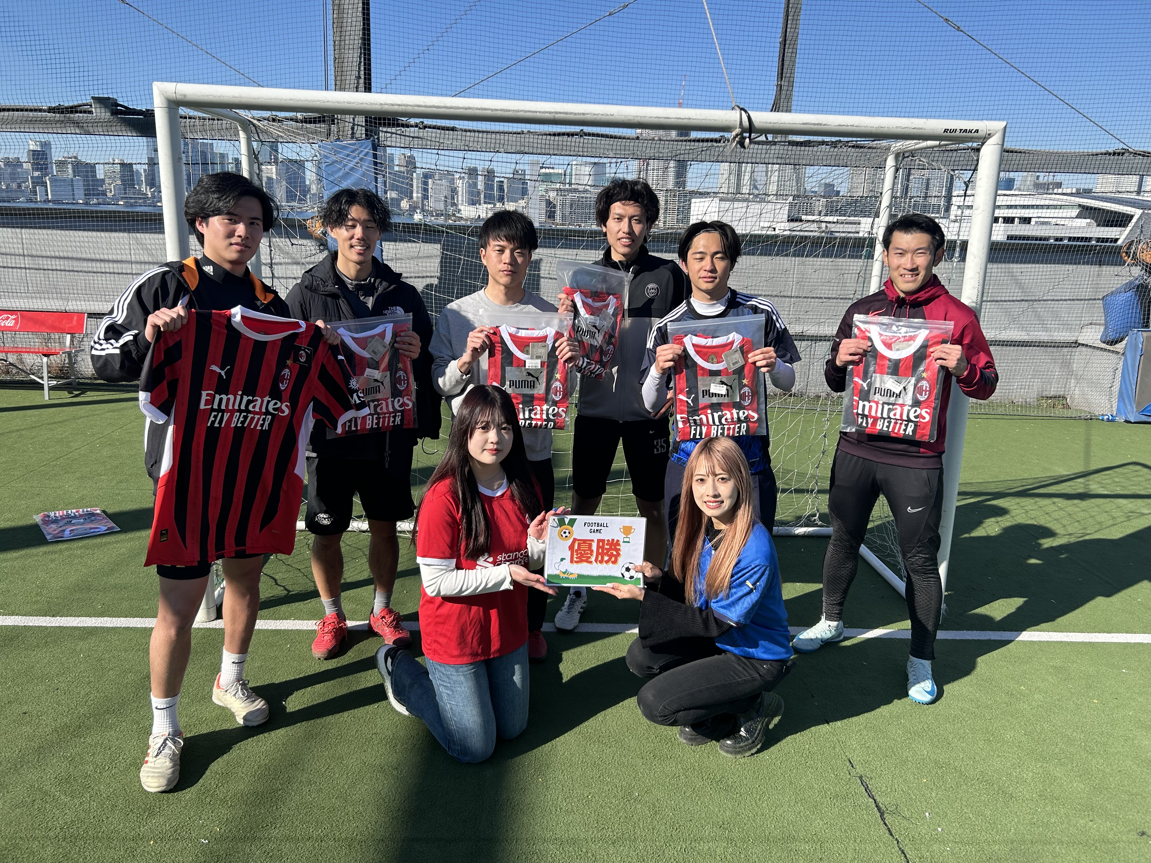 2025年1月18日 有明 BUDDYスポーツアリーナ 屋上人工芝コート フットサル 大会風景
