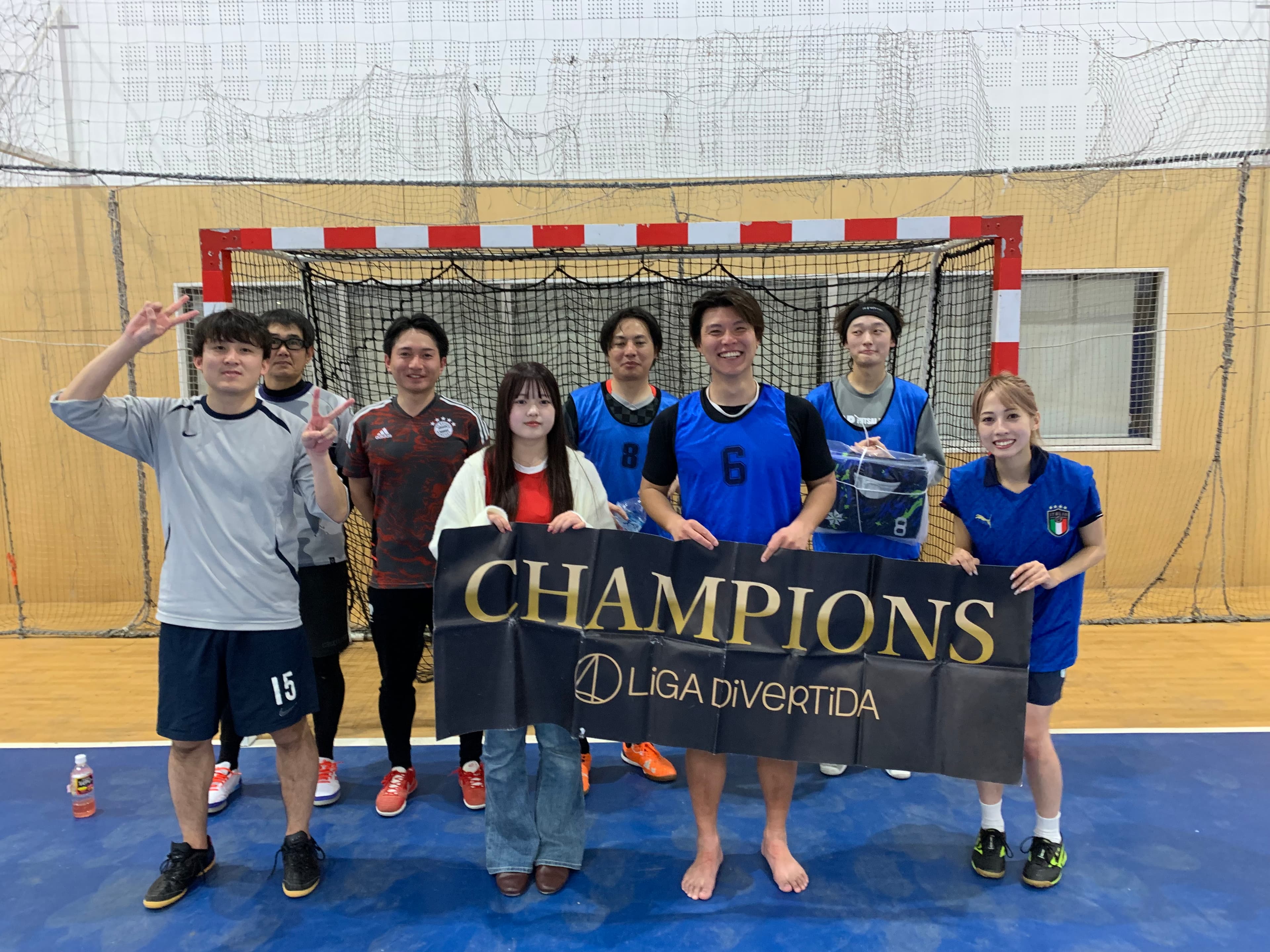 2025年1月18日 有明 BUDDYスポーツアリーナ1F フットサル 表彰