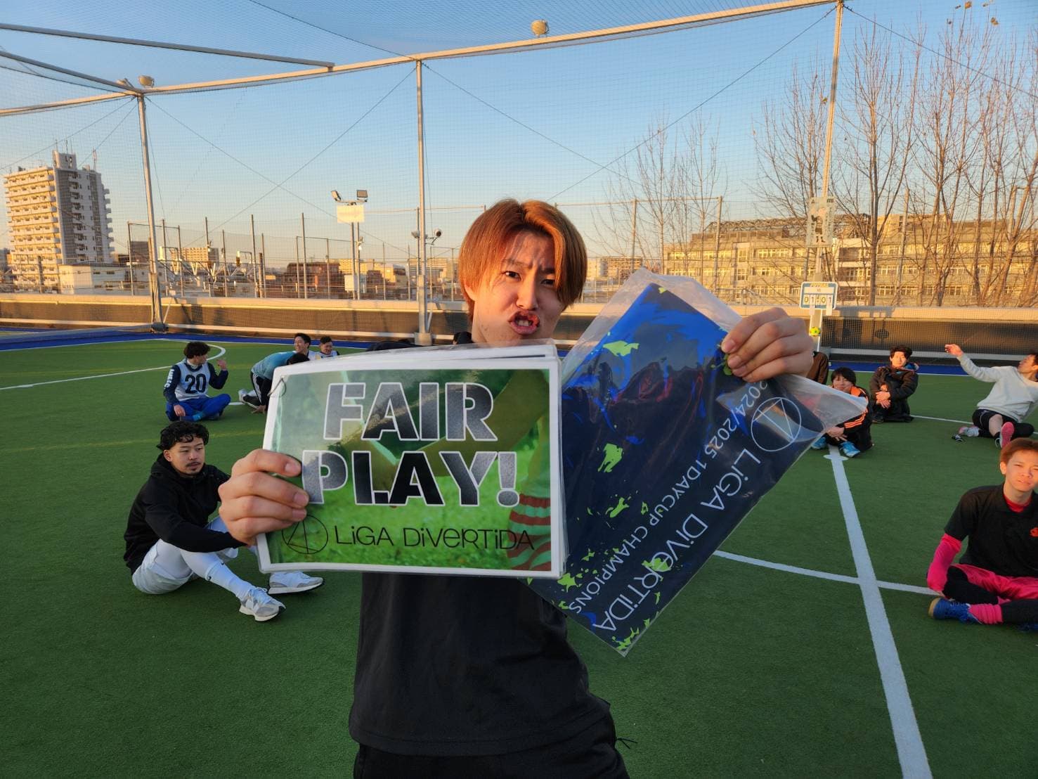 2025年1月18日 FAB FUTSAL PARK 西九条 フットサル 大会風景