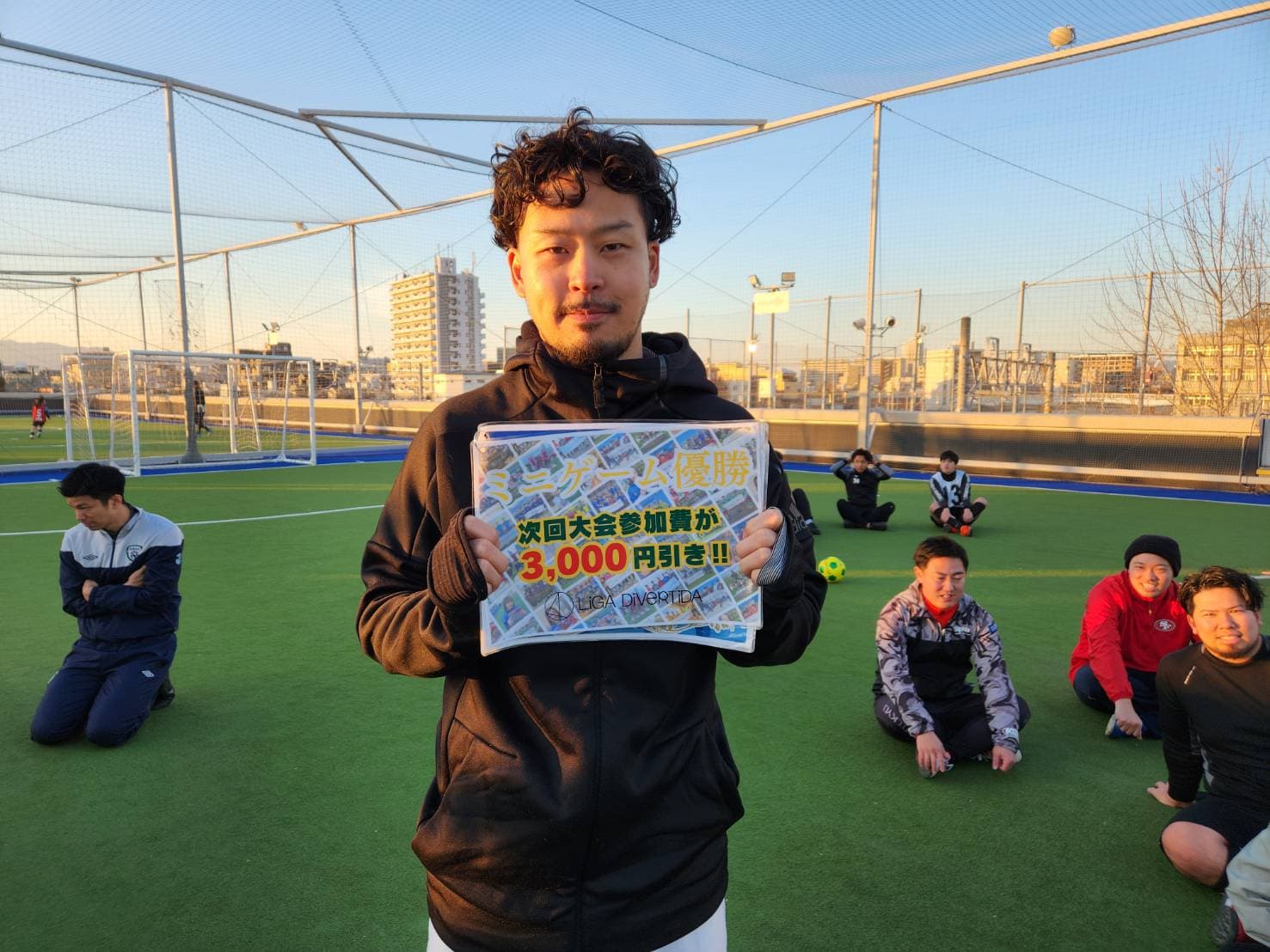 2025年1月18日 FAB FUTSAL PARK 西九条 フットサル 大会風景