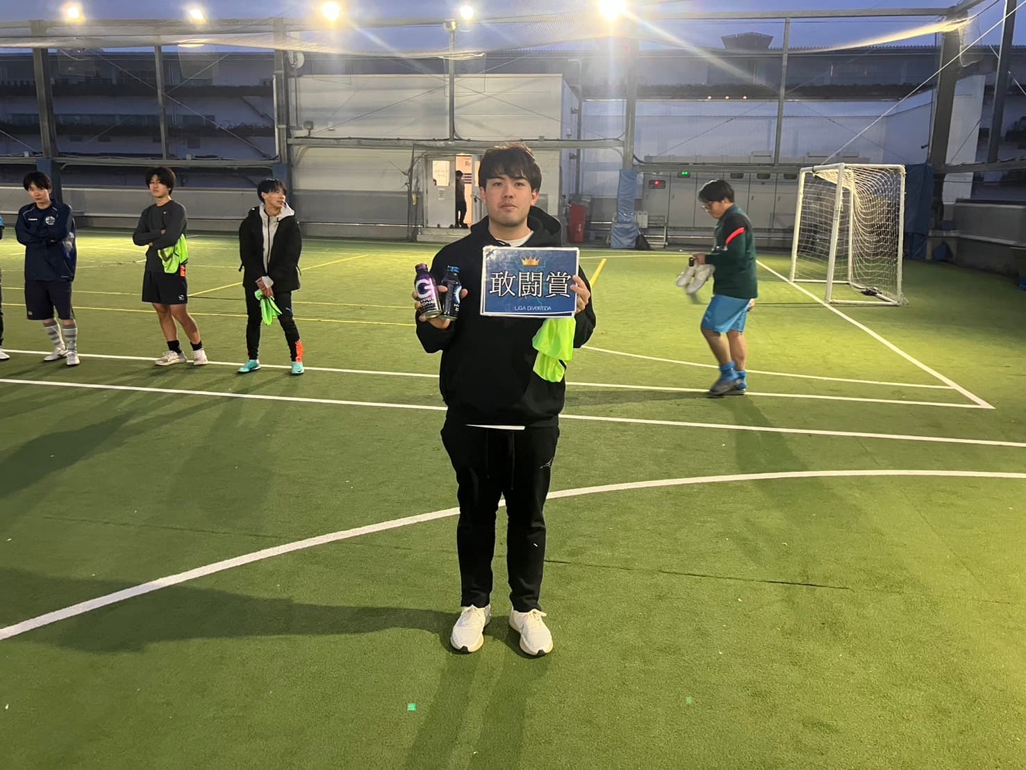 2025年2月1日 有明 BUDDYスポーツアリーナ 屋上人工芝コート フットサル 大会風景