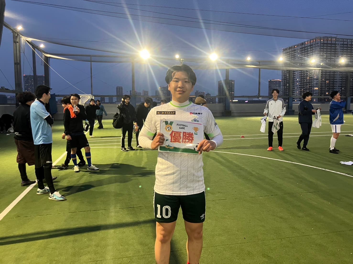 2025年2月1日 有明 BUDDYスポーツアリーナ 屋上人工芝コート フットサル 大会風景