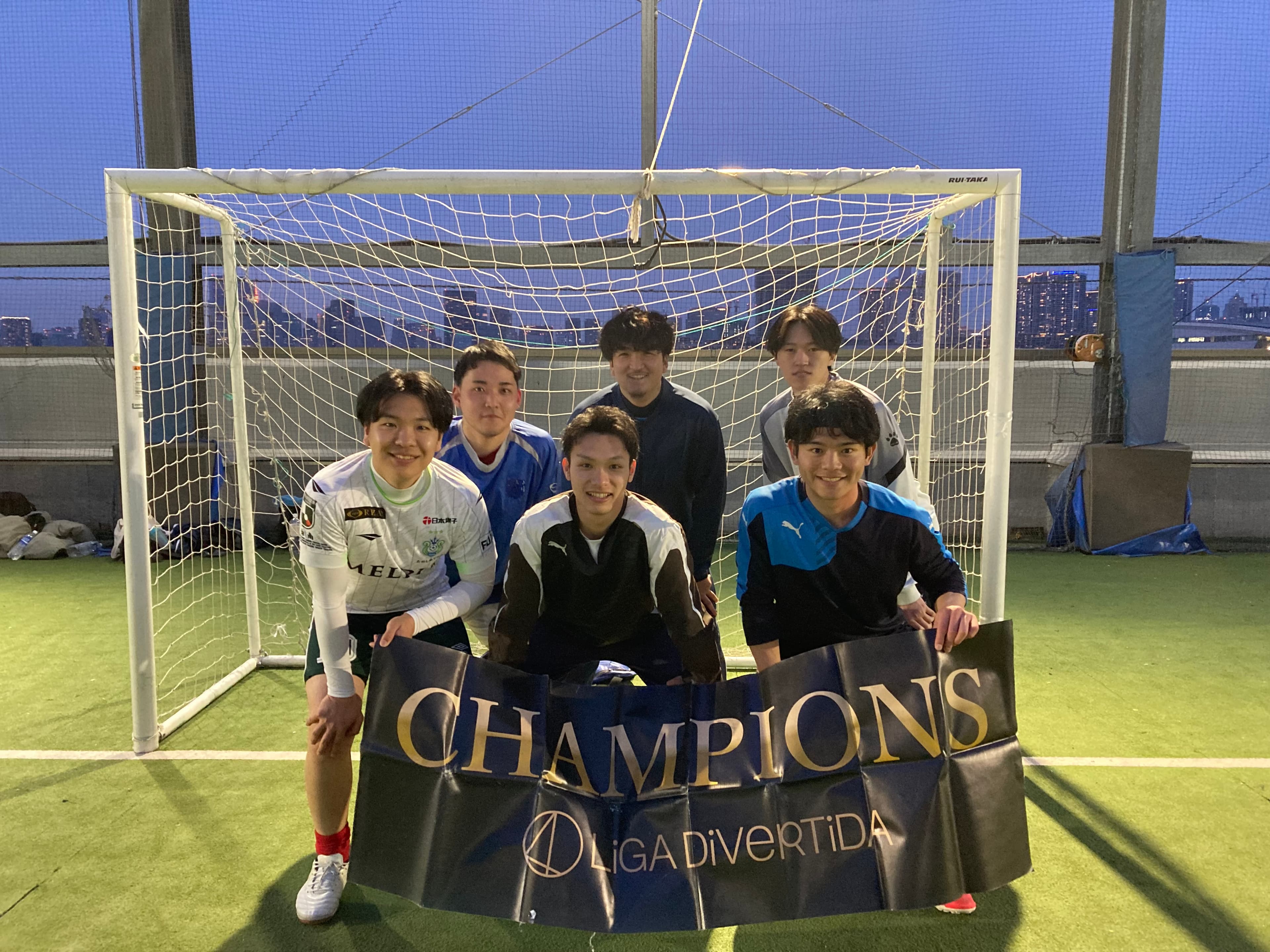 2025年2月1日 有明 BUDDYスポーツアリーナ 屋上人工芝コート フットサル 表彰