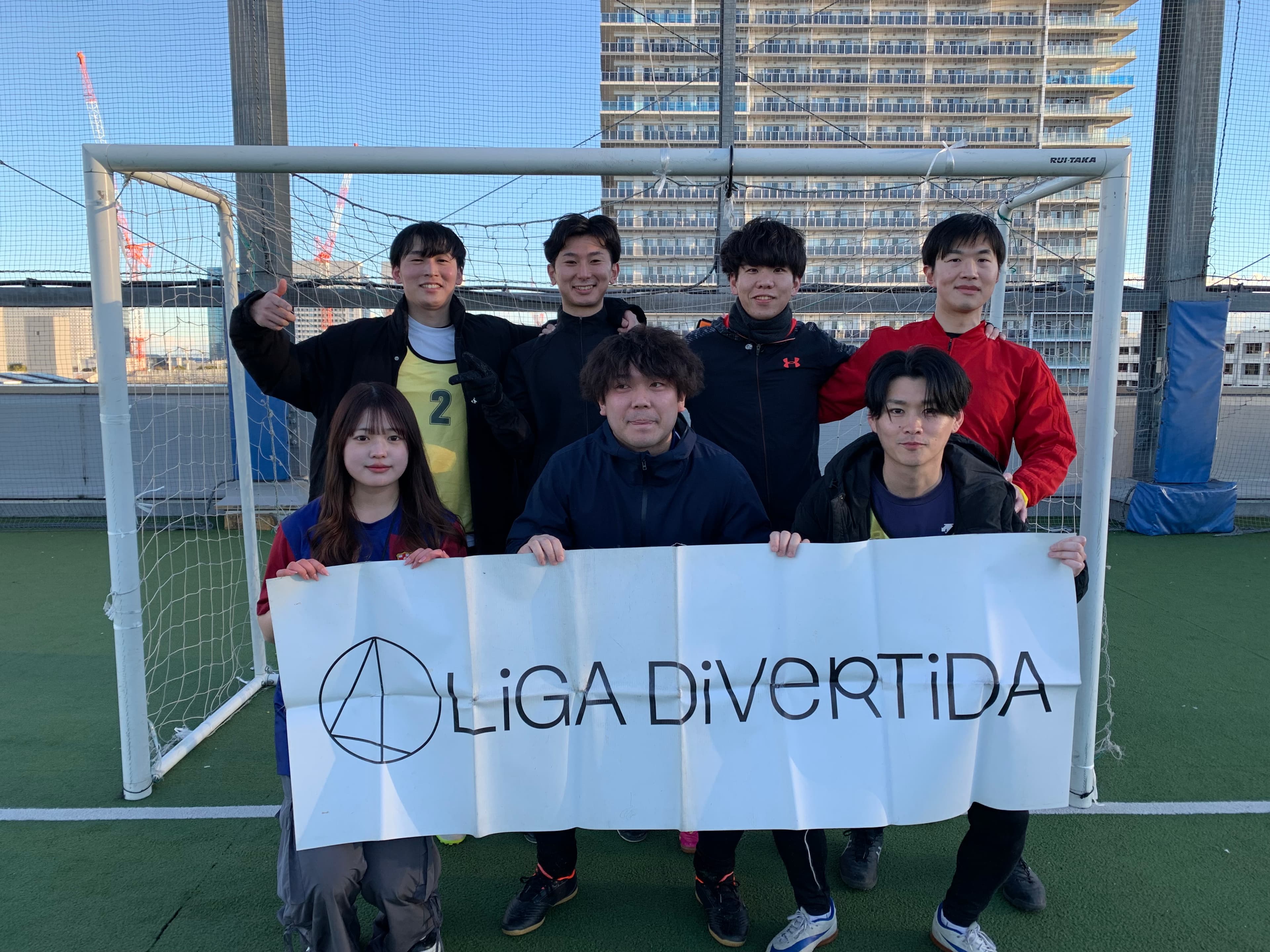 ハイマスFC - 2025年2月8日 有明 BUDDYスポーツアリーナ 屋上人工芝コート フットサル