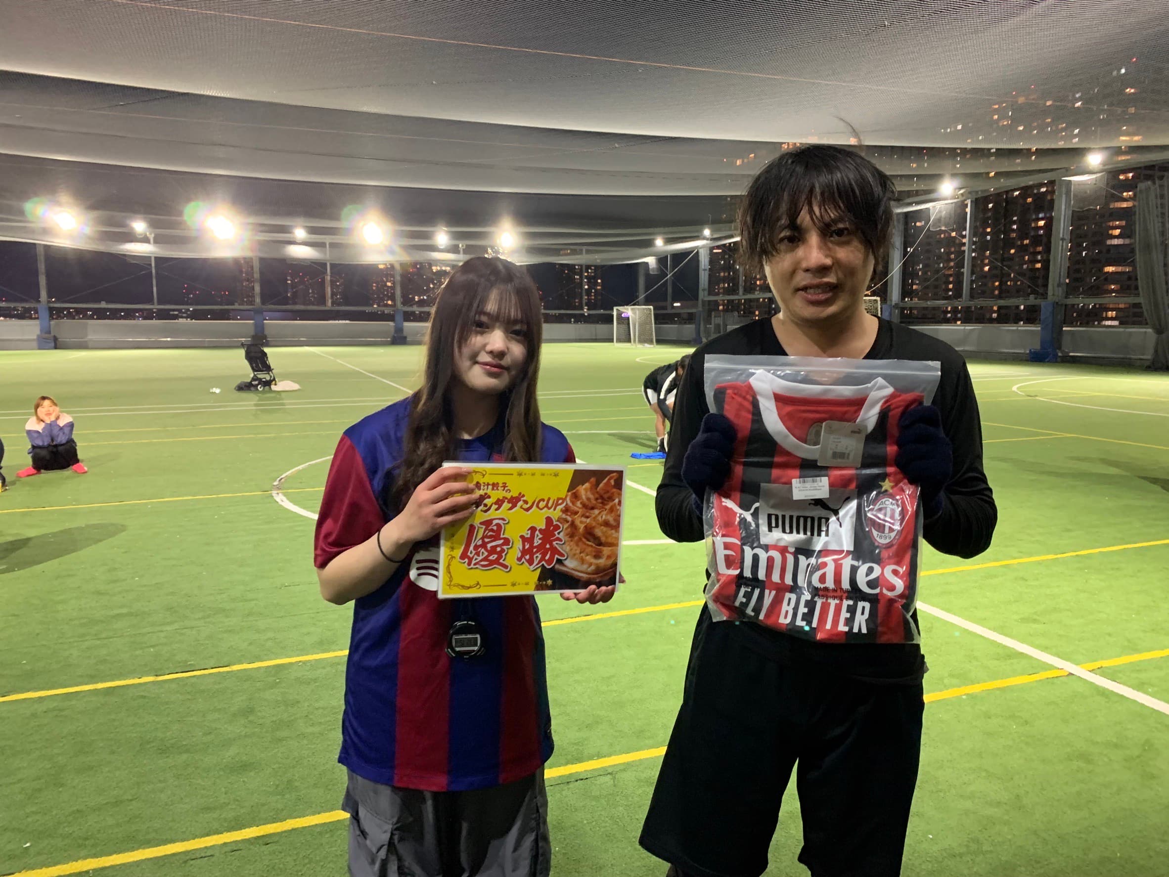 2025年2月8日 有明 BUDDYスポーツアリーナ 屋上人工芝コート フットサル 大会風景