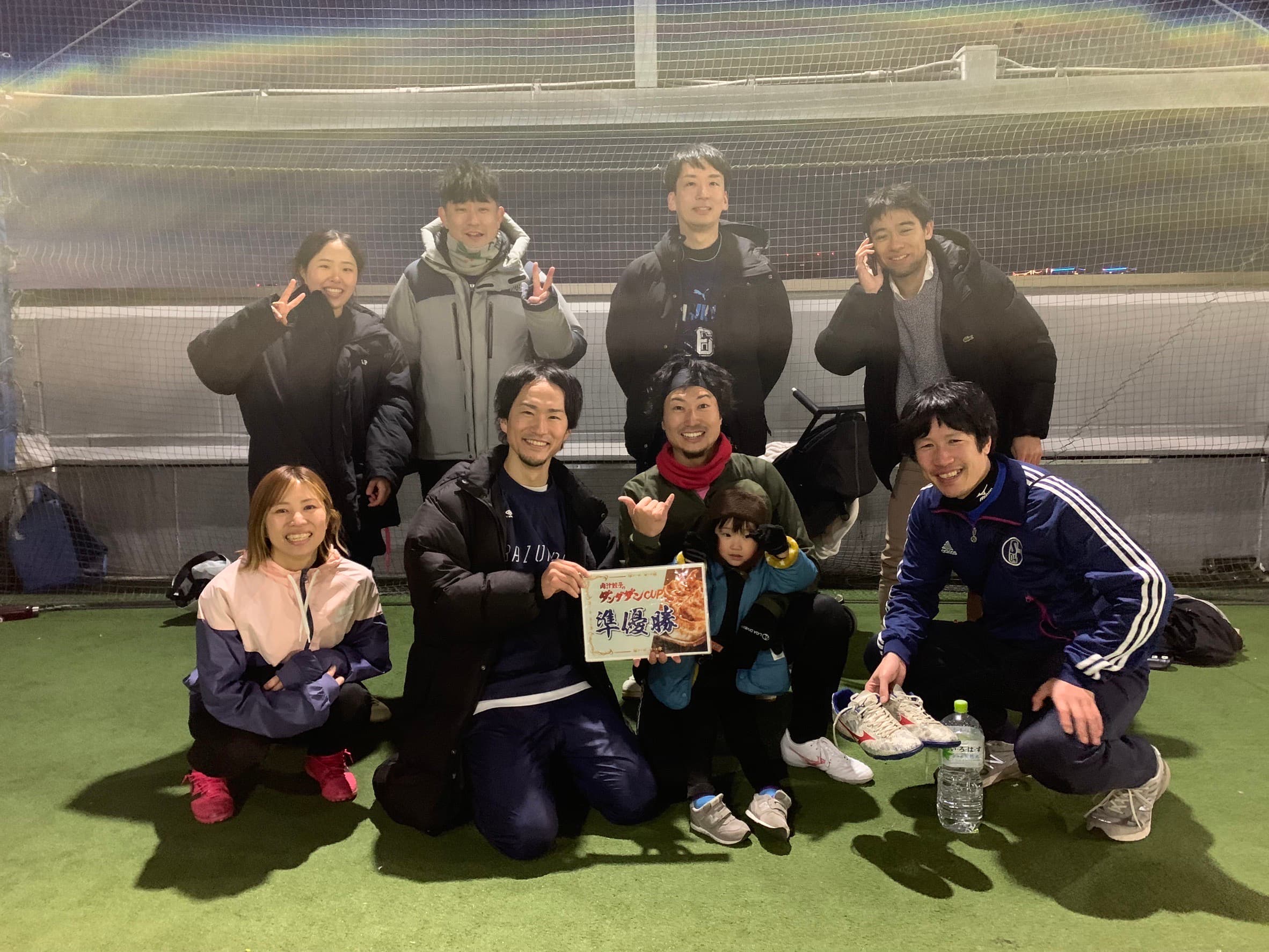 2025年2月8日 有明 BUDDYスポーツアリーナ 屋上人工芝コート フットサル 大会風景