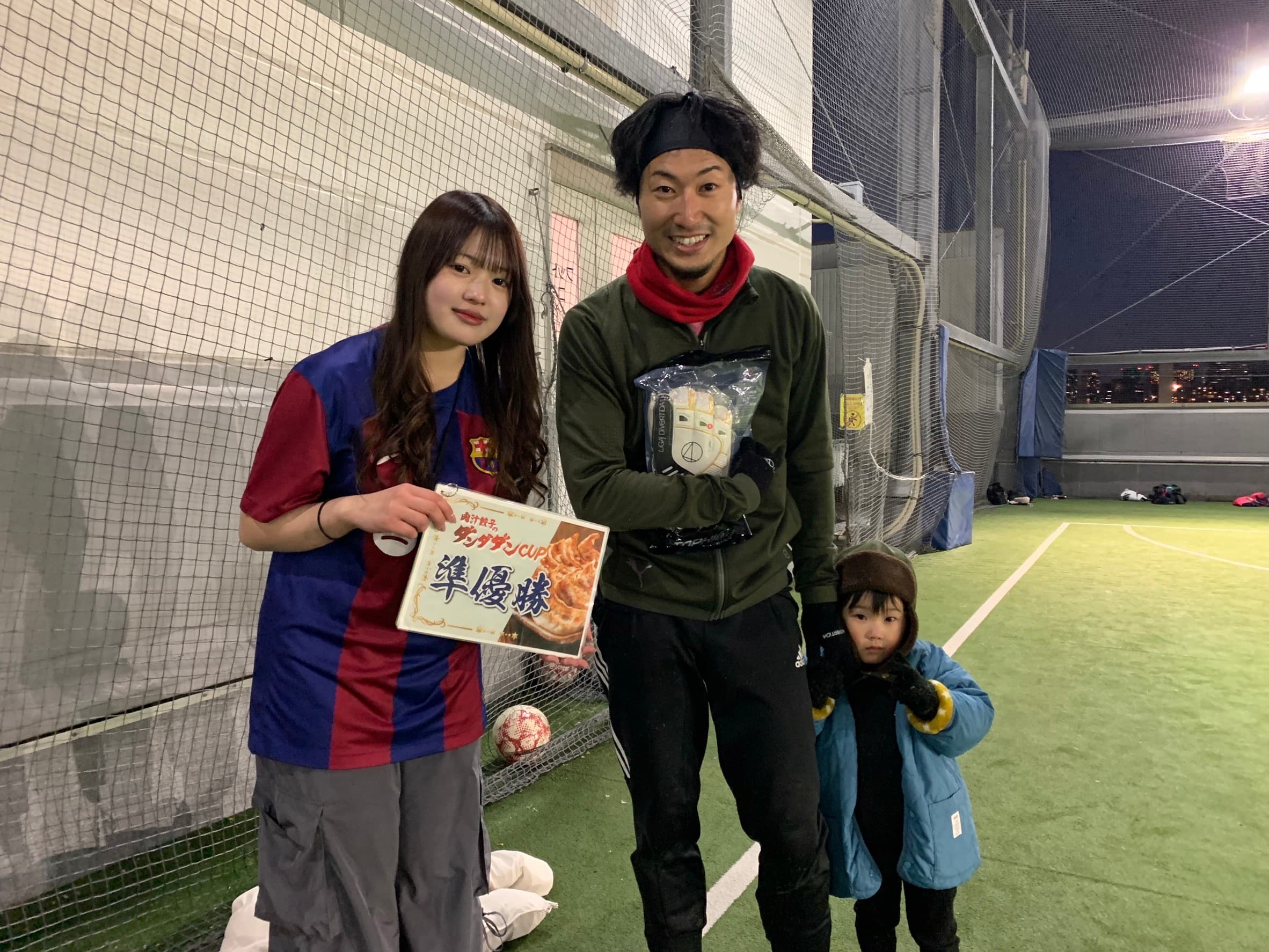 2025年2月8日 有明 BUDDYスポーツアリーナ 屋上人工芝コート フットサル 大会風景